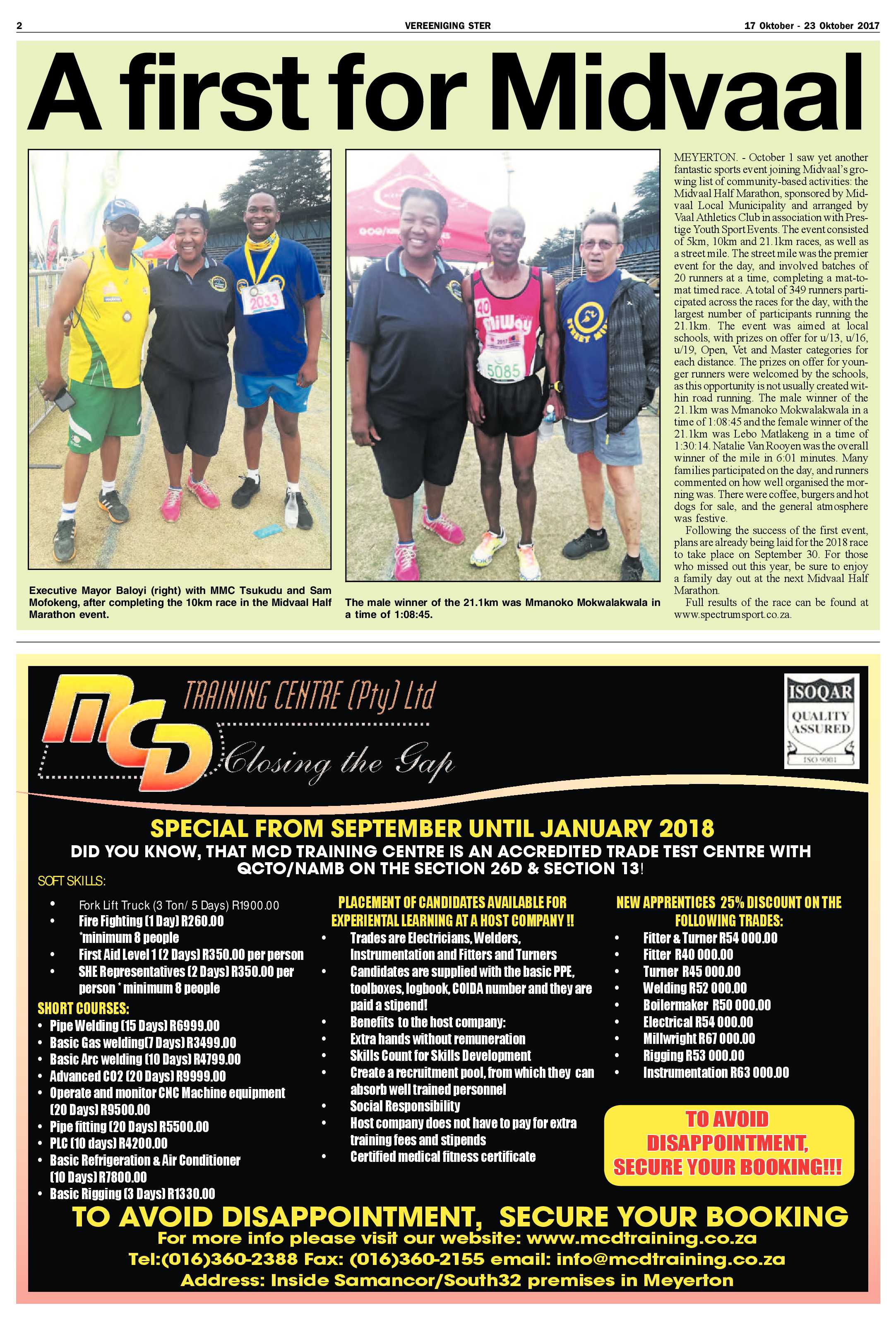 Vereeniging Ster 17 – 23 Oktober 2017 page 2