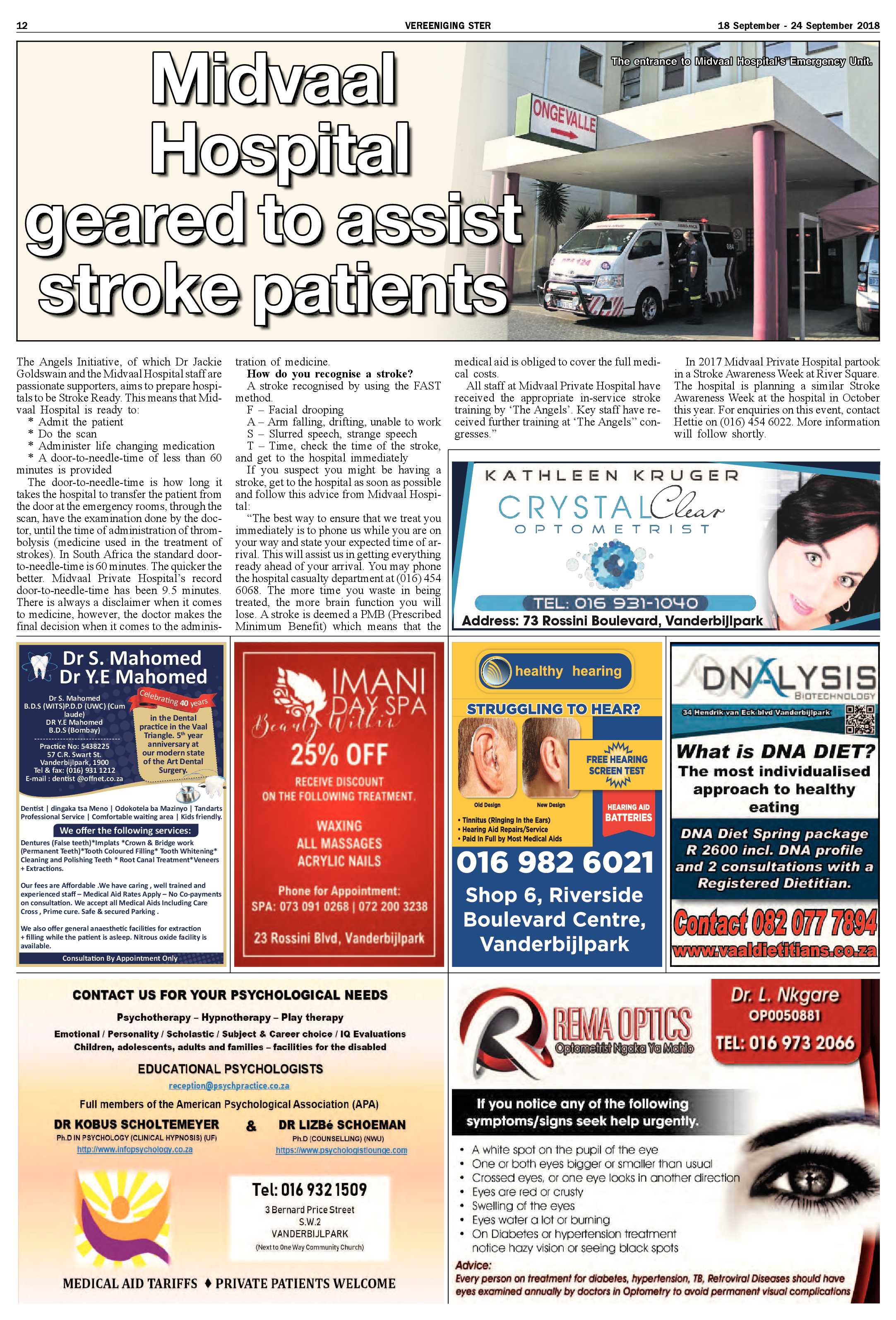 Vereeniging Ster 18 – 24 September 2018 page 12