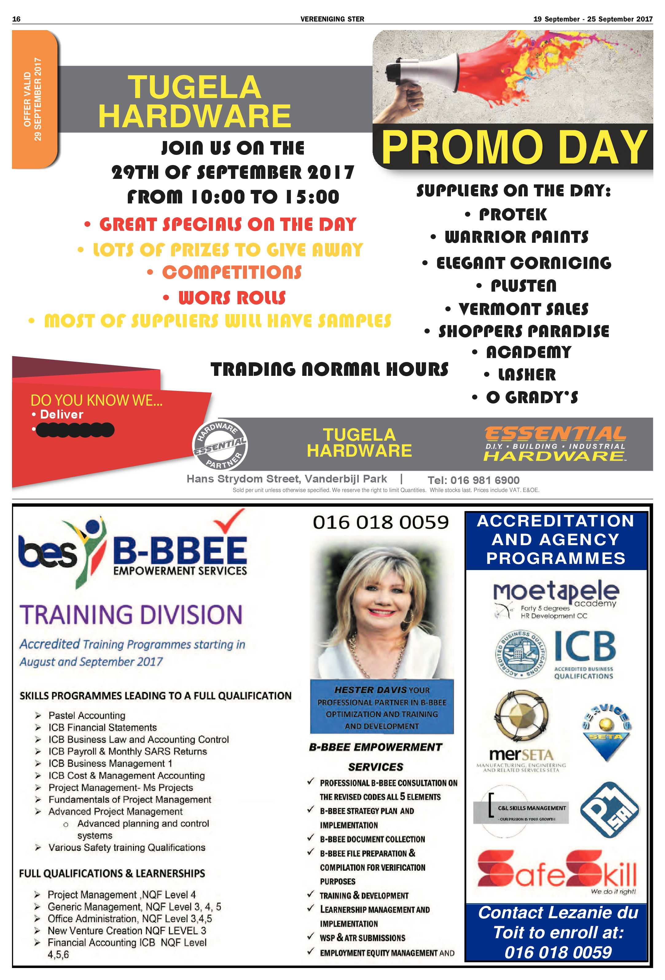 Vereeniging Ster 19 – 25 September 2017 page 16