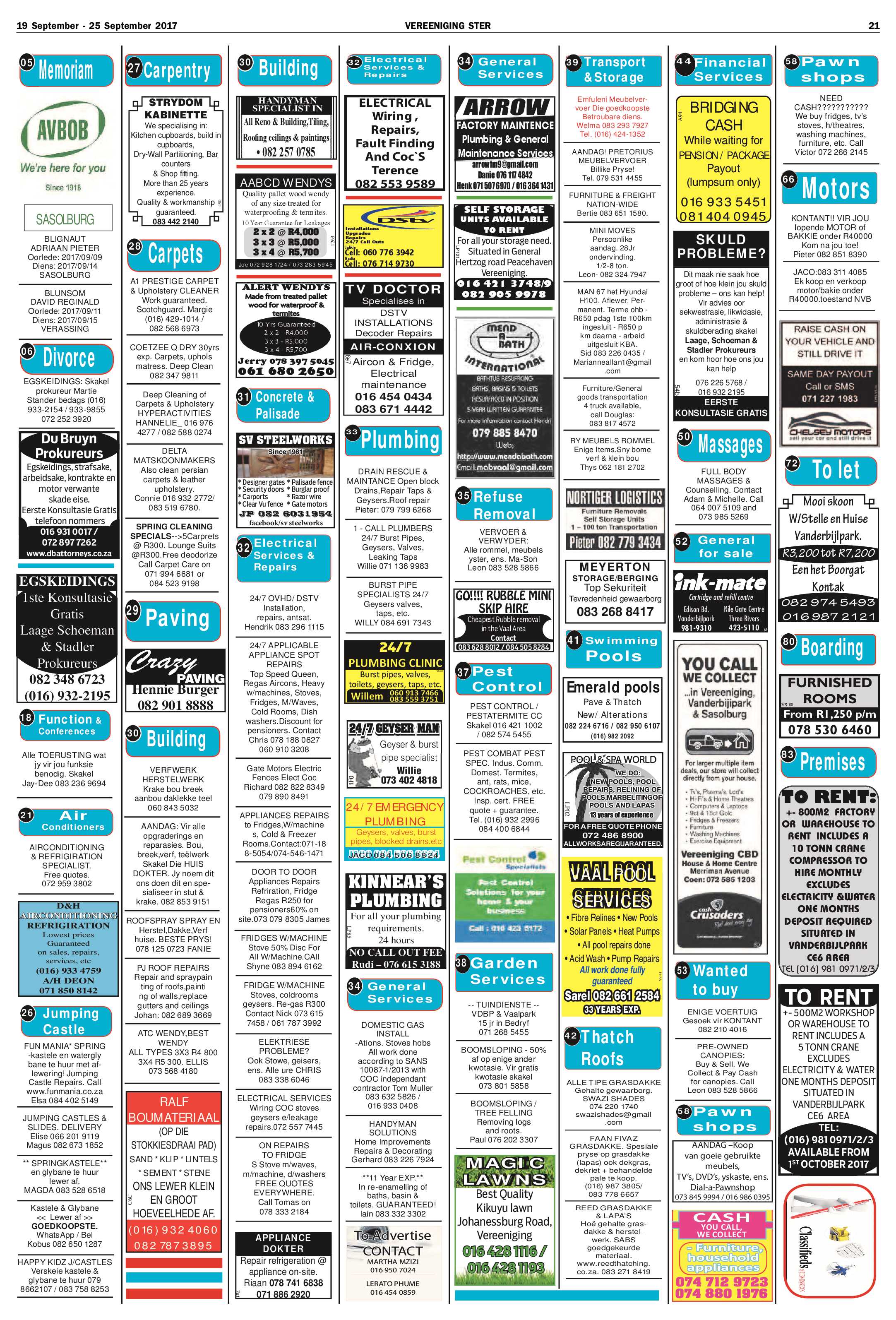 Vereeniging Ster 19 – 25 September 2017 page 21