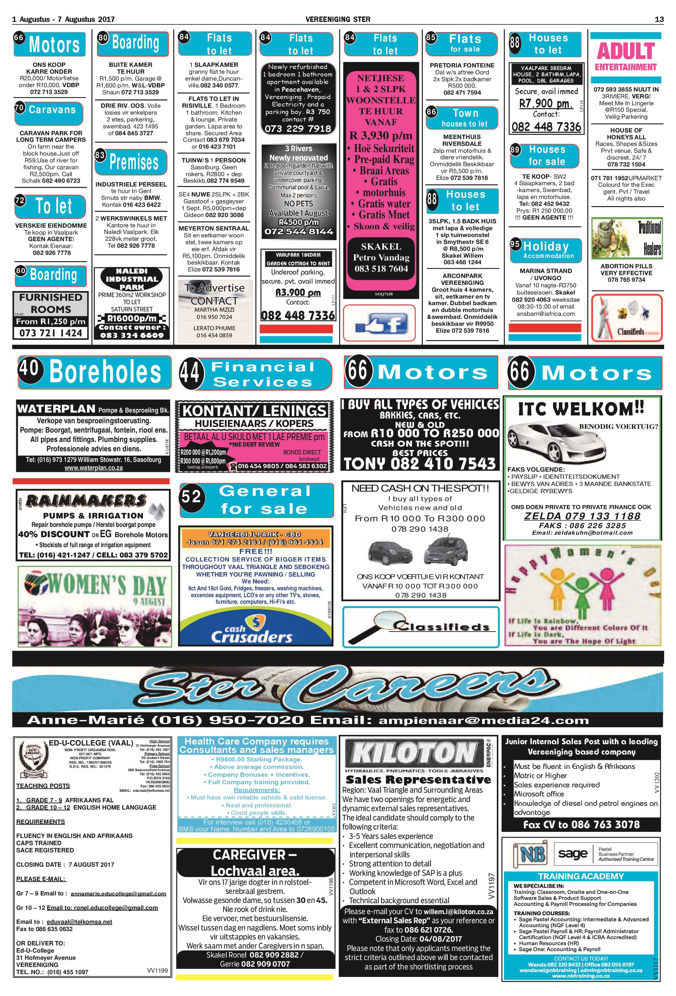 Vereeniging Ster 1 – 7 Augustus 2017 page 13