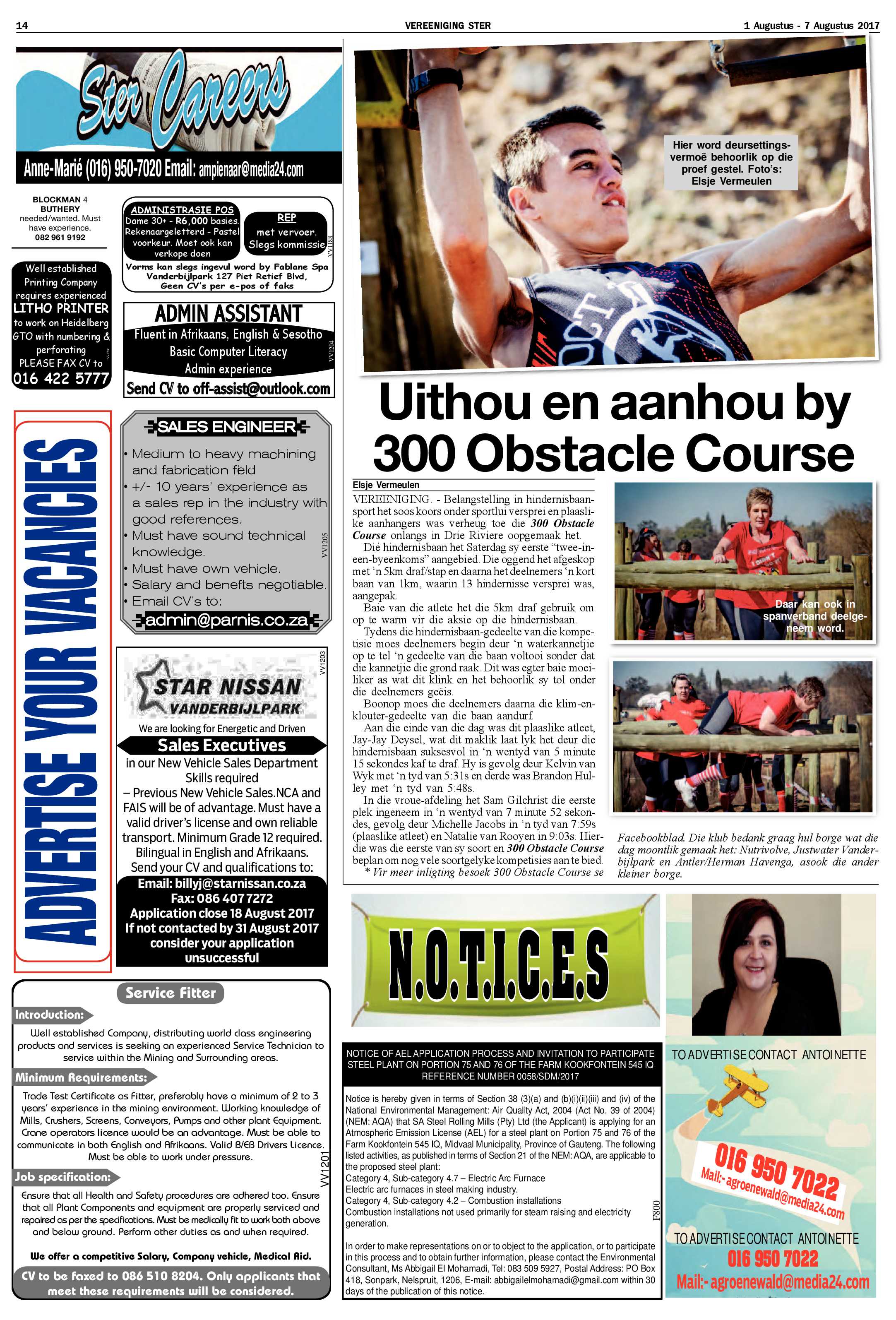 Vereeniging Ster 1 – 7 Augustus 2017 page 14