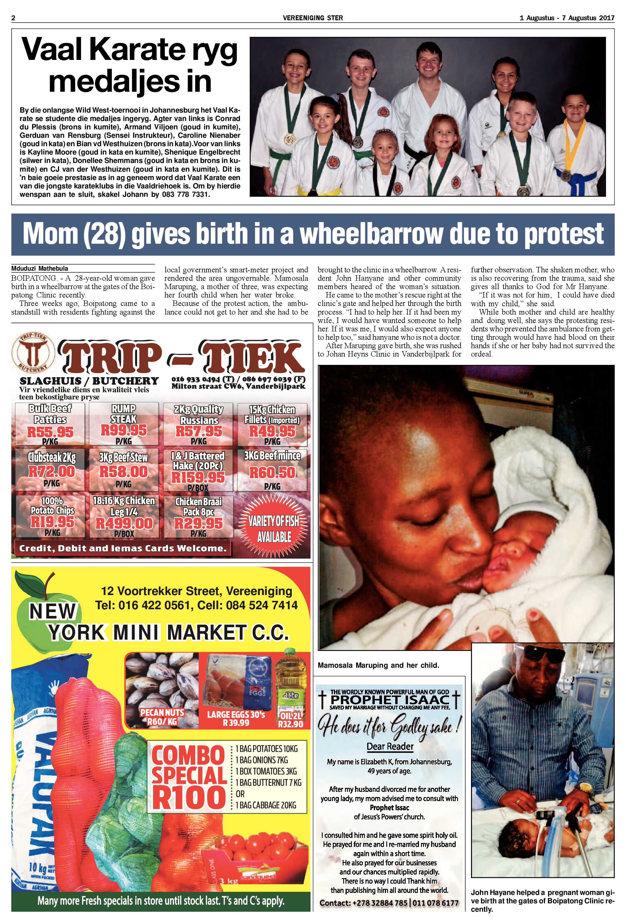 Vereeniging Ster 1 – 7 Augustus 2017 page 2