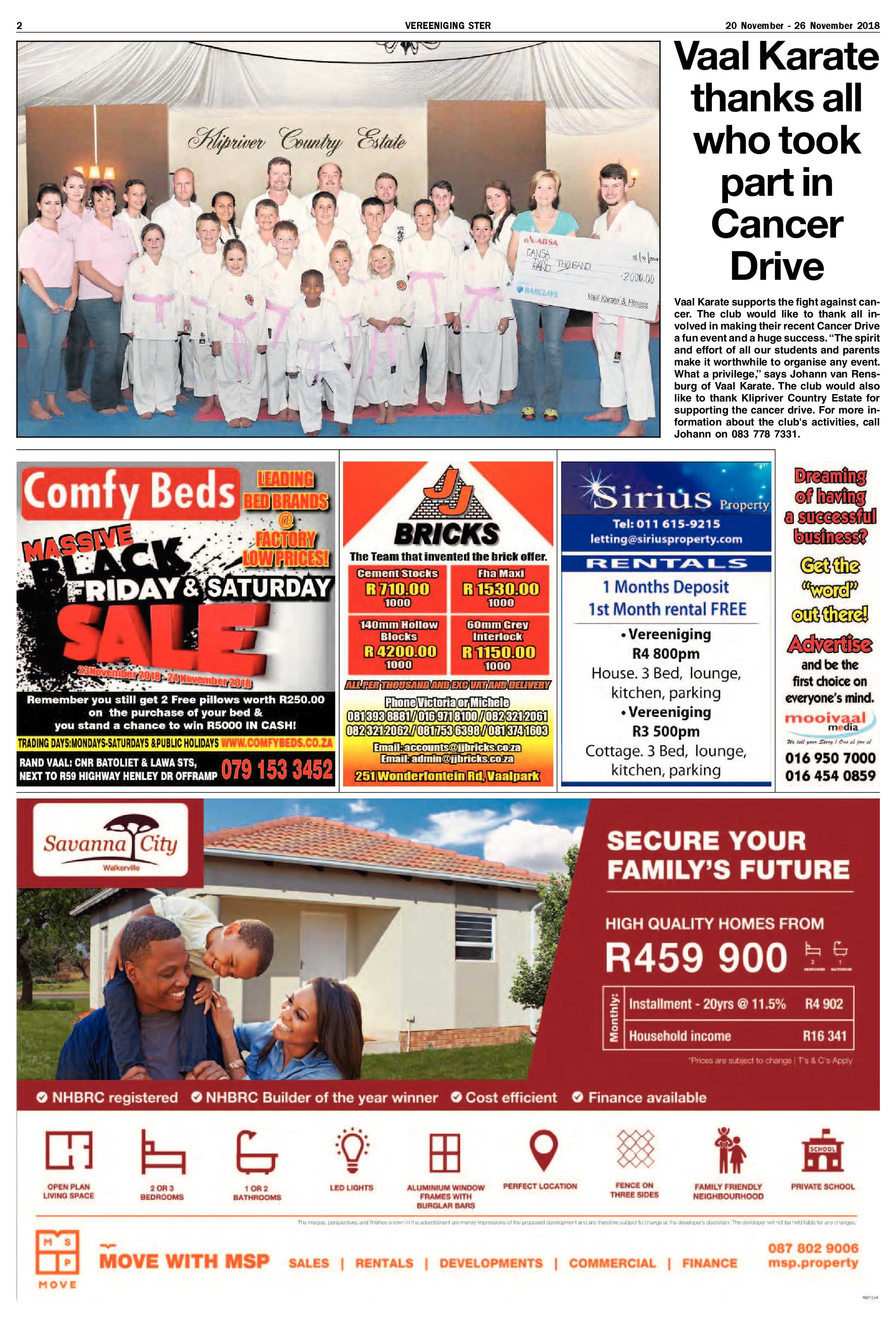 Vereeniging Ster 20 – 26 November 2018 page 2