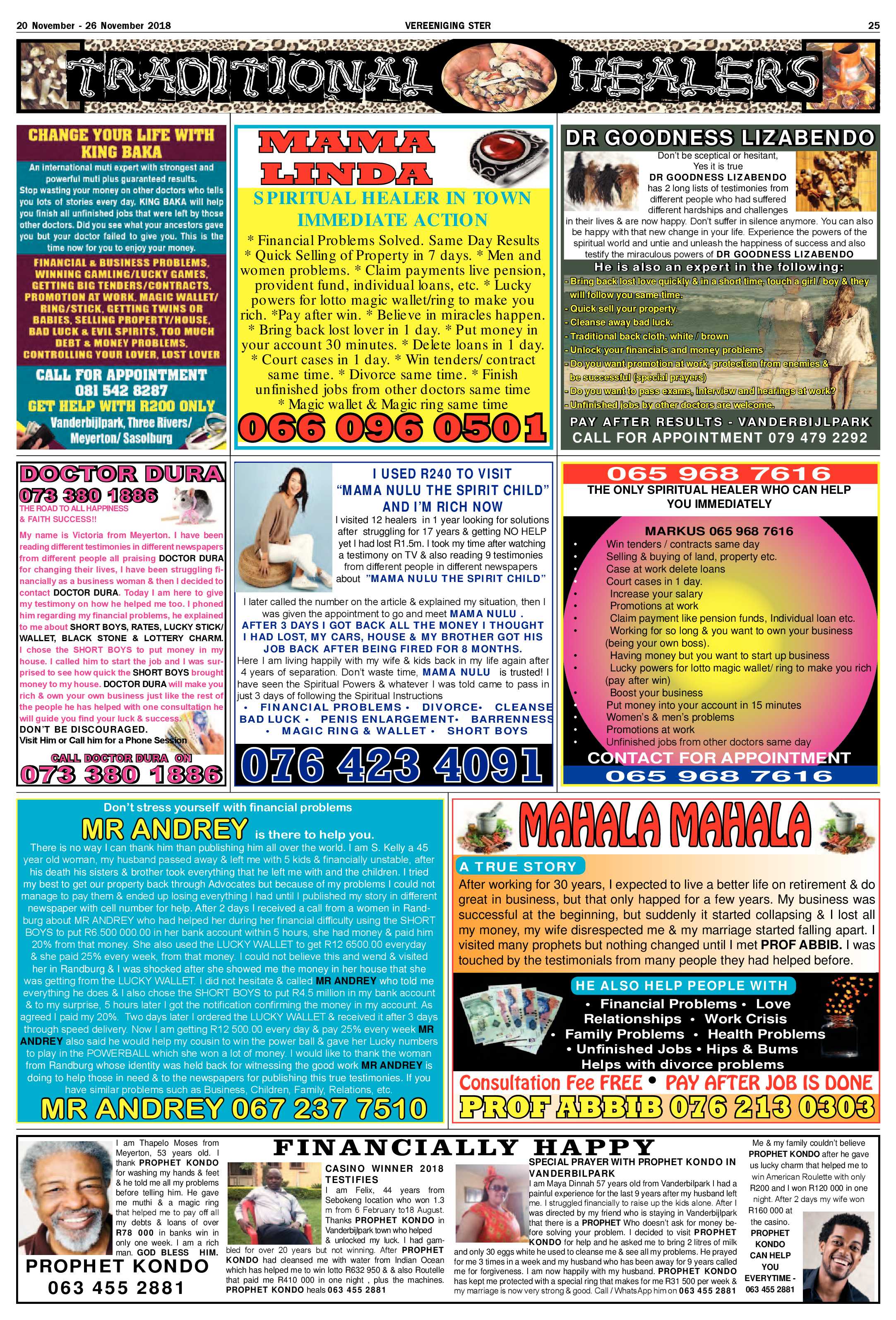 Vereeniging Ster 20 – 26 November 2018 page 25