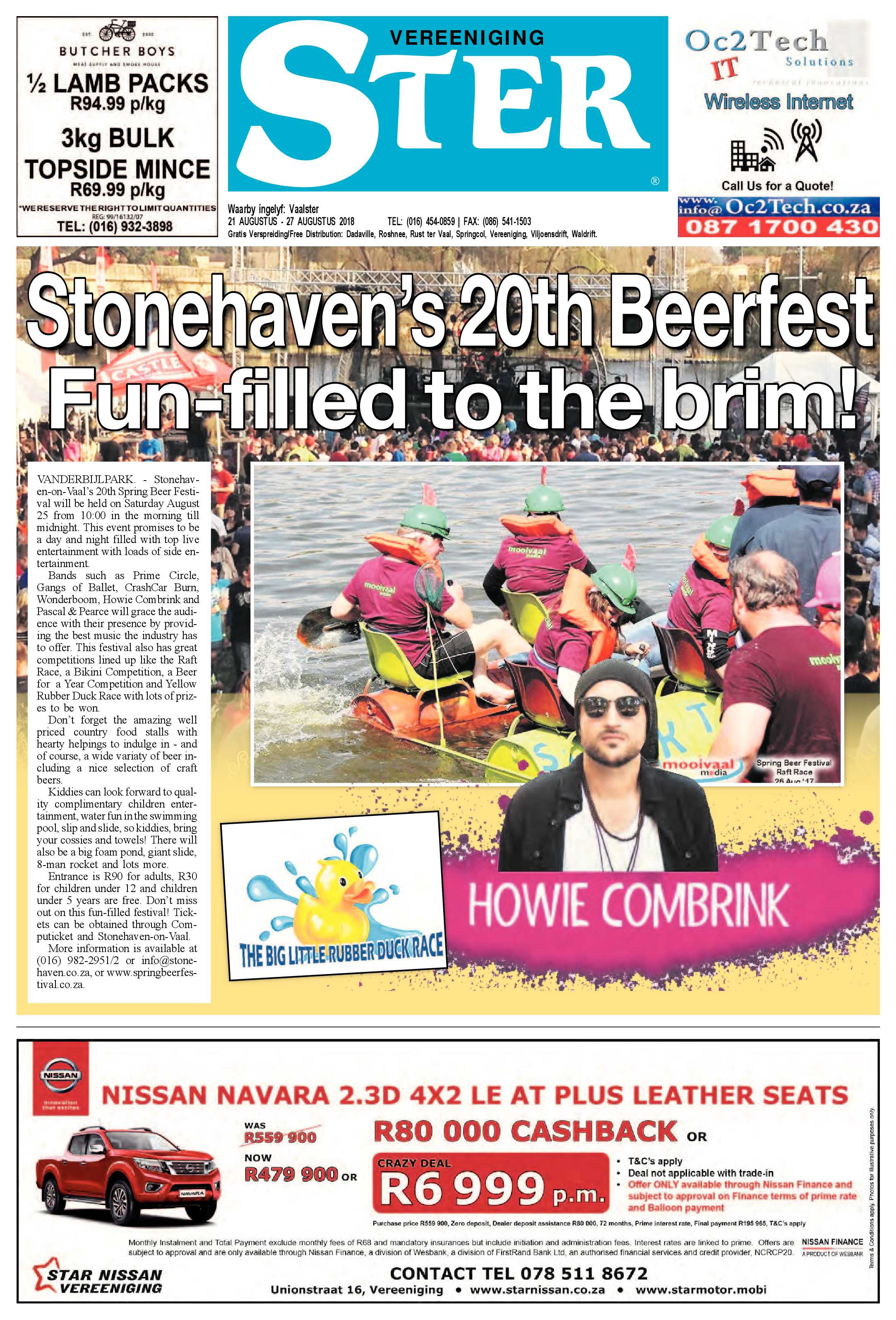 Vereeniging Ster 21 – 27 Augustus 2018 page 1