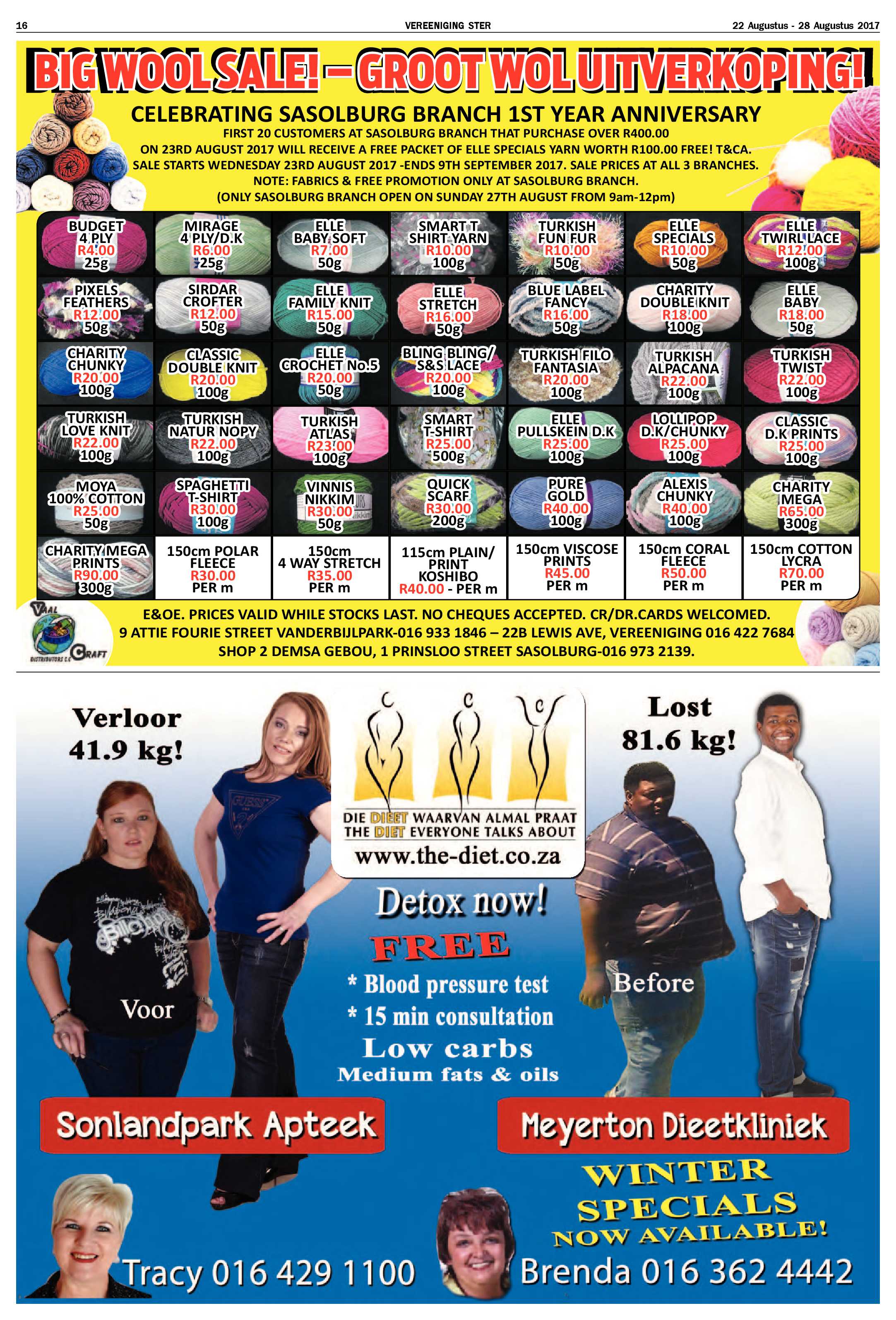 Vereeniging Ster 22 – 28 Augustus 2017 page 16