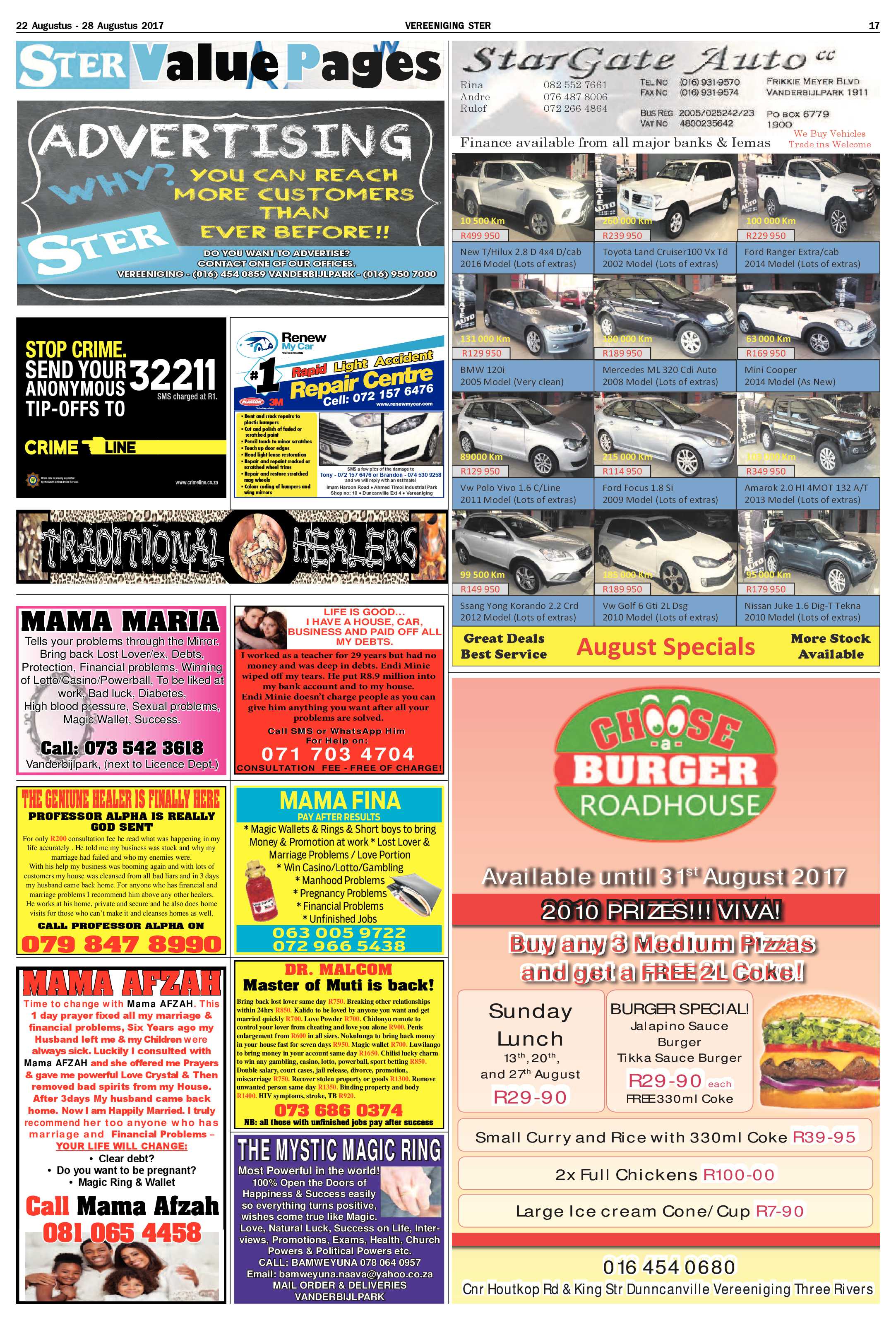 Vereeniging Ster 22 – 28 Augustus 2017 page 17