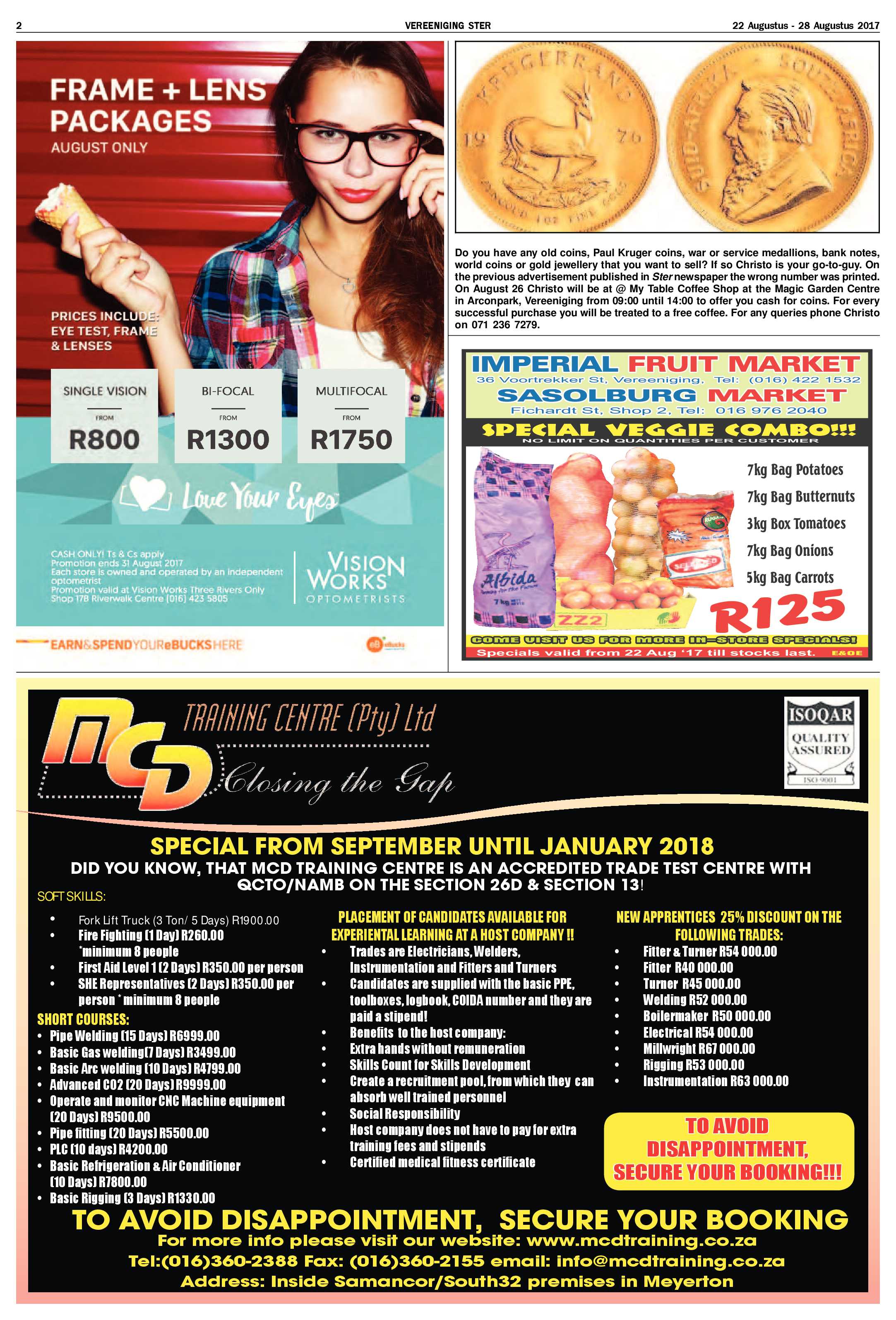 Vereeniging Ster 22 – 28 Augustus 2017 page 2