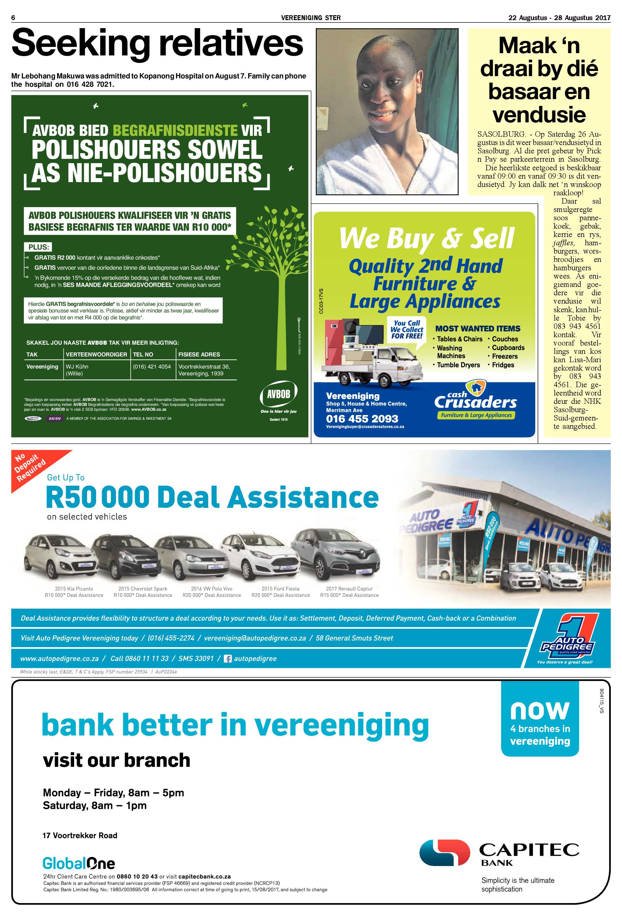 Vereeniging Ster 22 – 28 Augustus 2017 page 6
