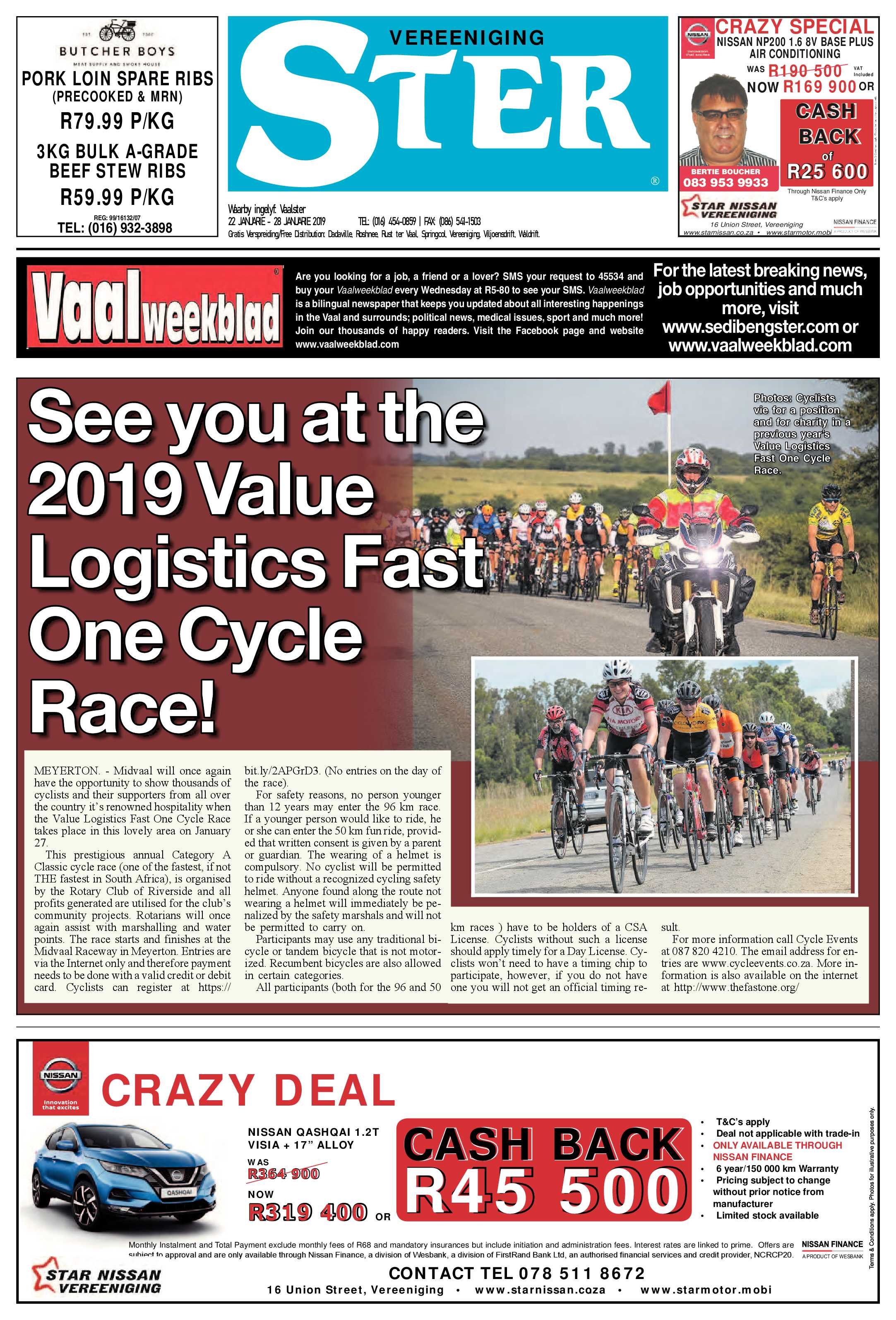 Vereeniging Ster 22 – 28 Januarie 2019 page 1