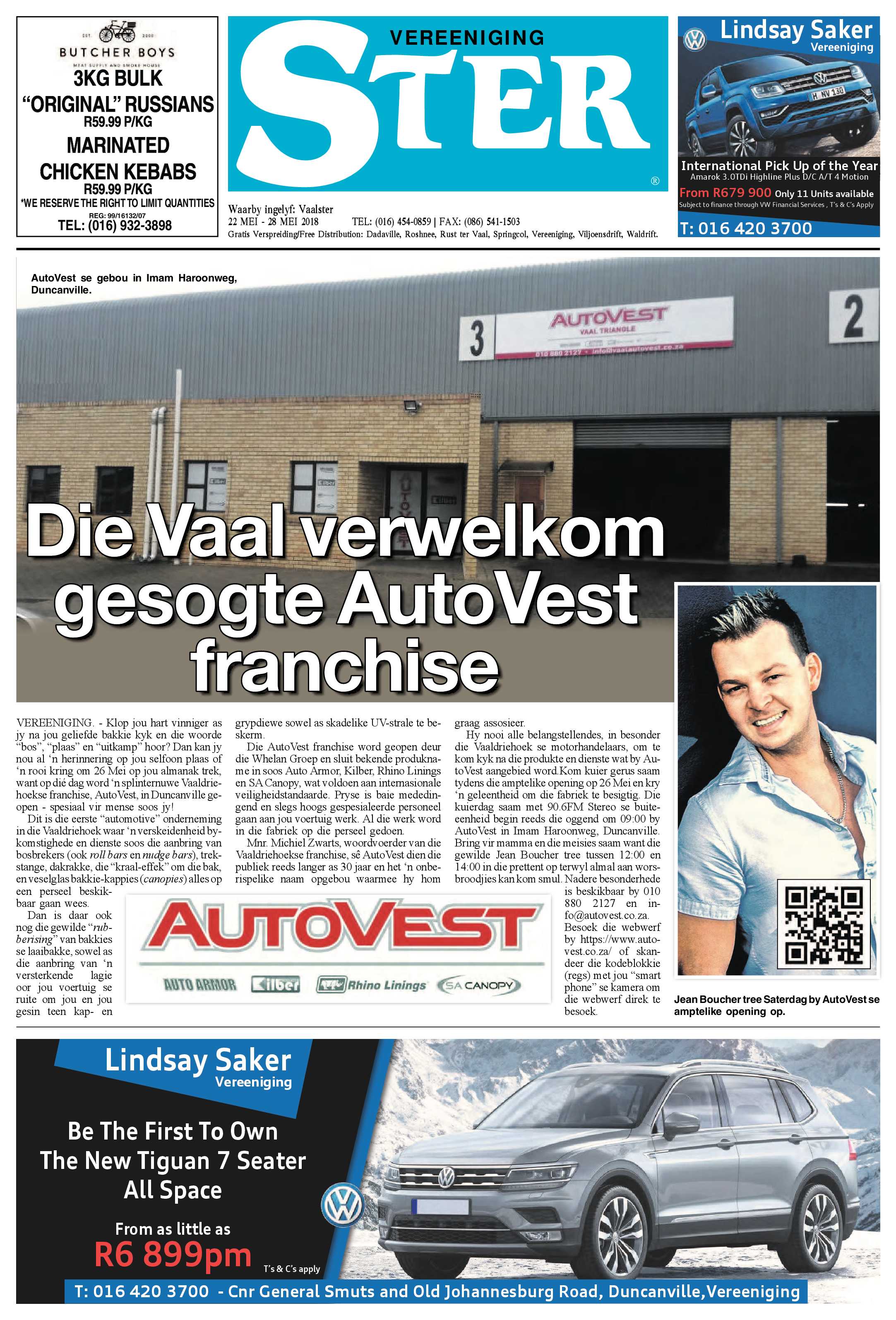 Vereeniging Ster 22 – 28 Mei 2018 page 1