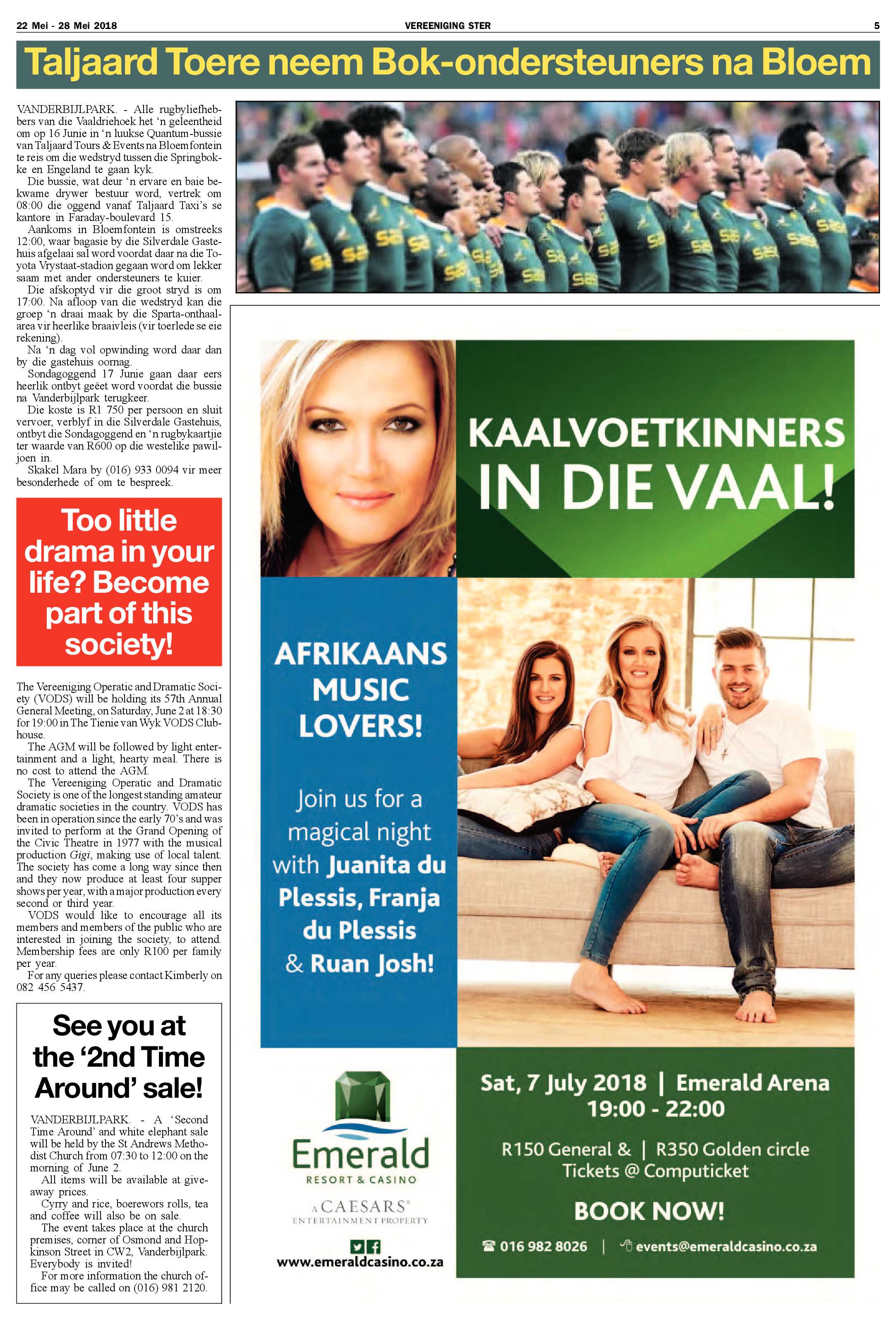 Vereeniging Ster 22 – 28 Mei 2018 page 5