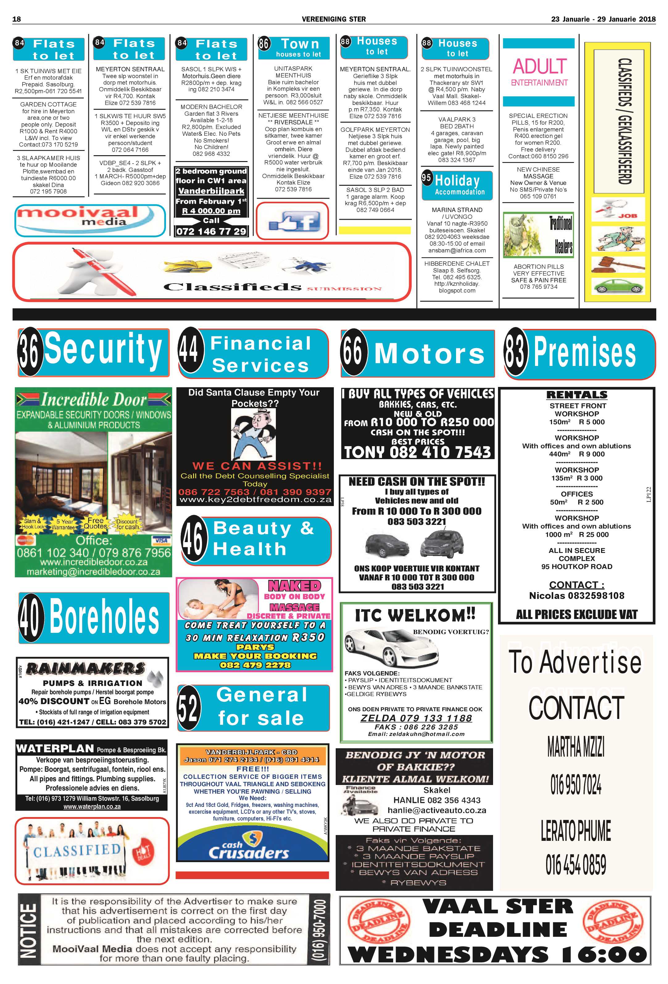 Vereeniging Ster 23 – 29 Januarie 2018 page 18