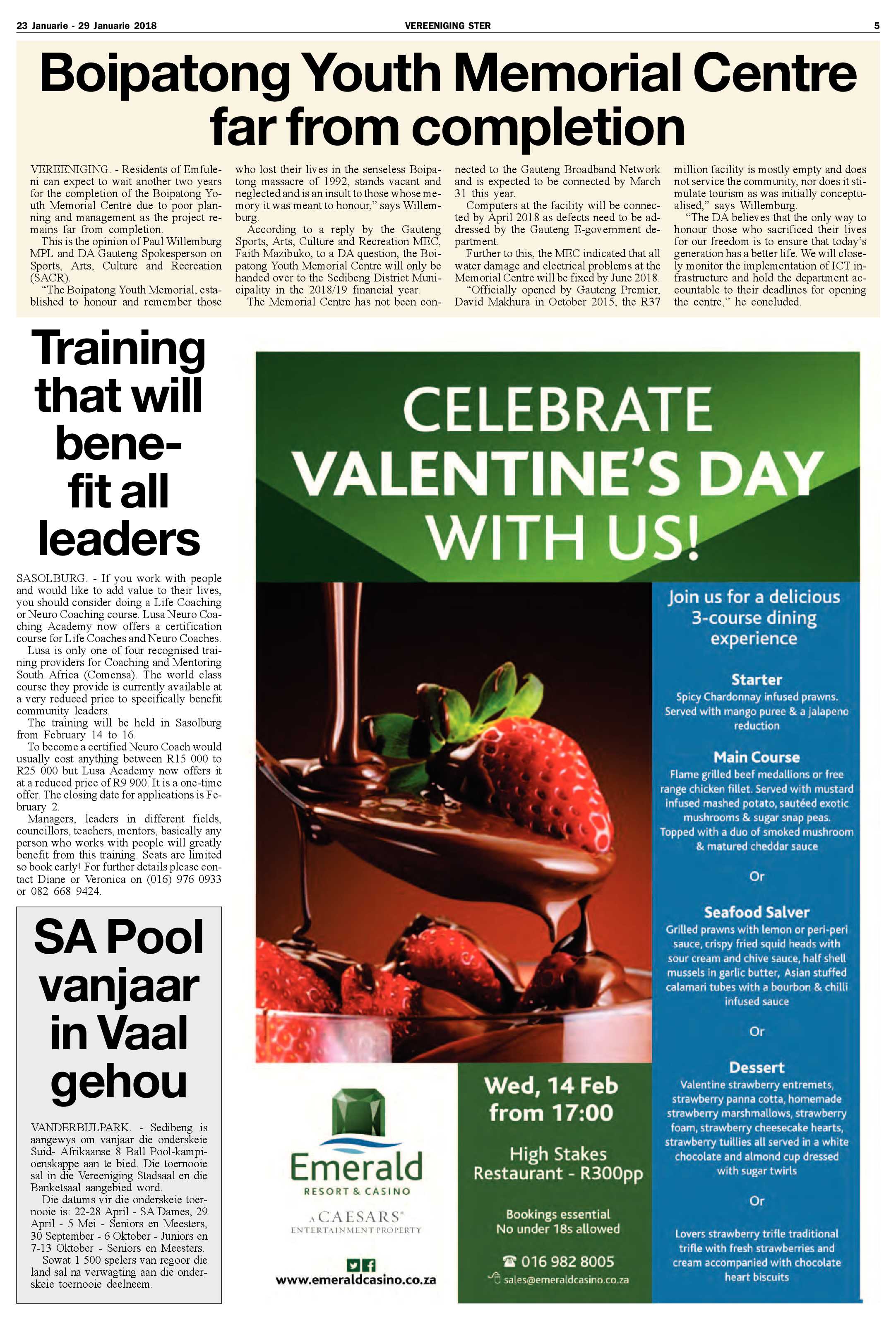 Vereeniging Ster 23 – 29 Januarie 2018 page 5