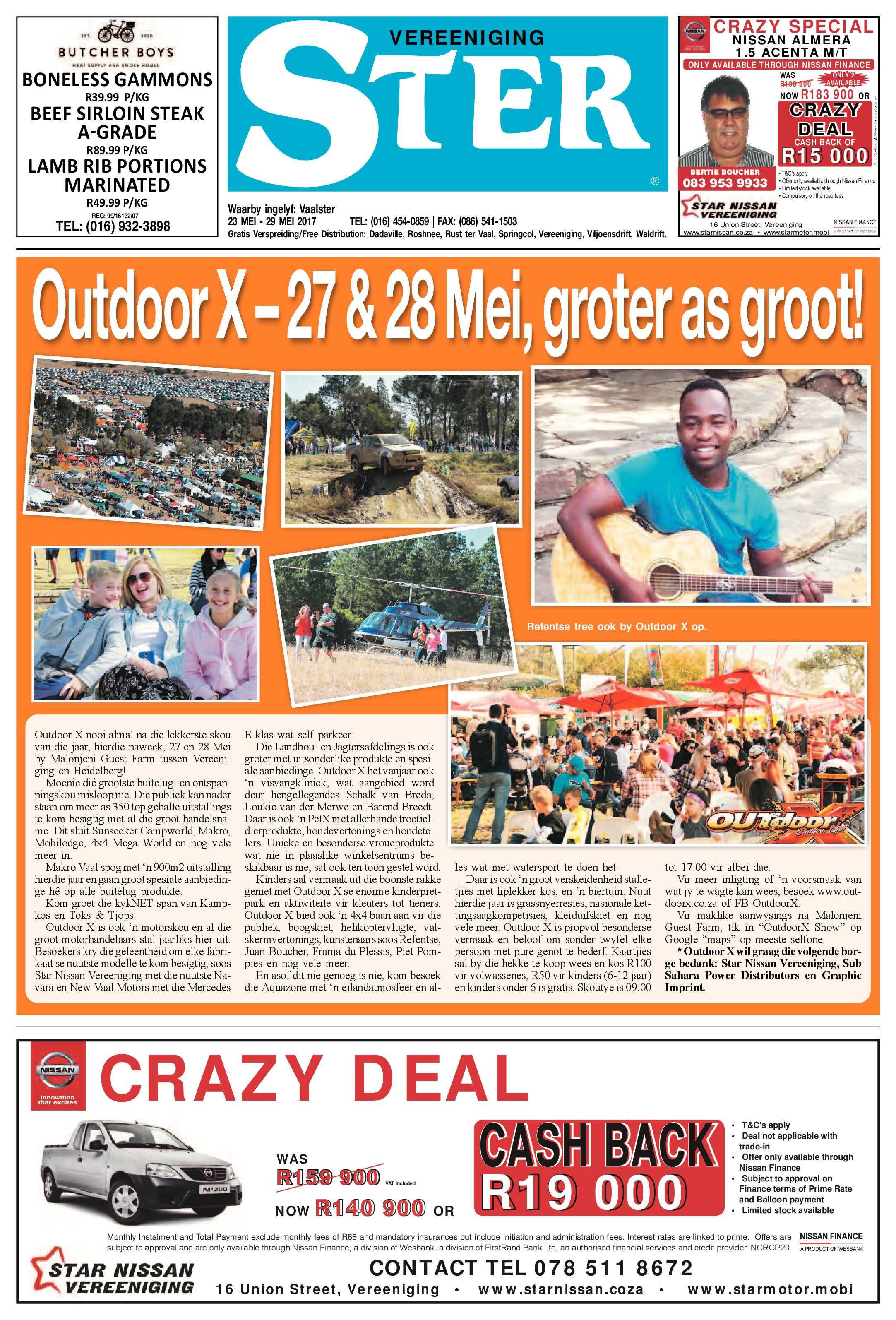 Vereeniging Ster 23 – 29 Mei 2017 page 1