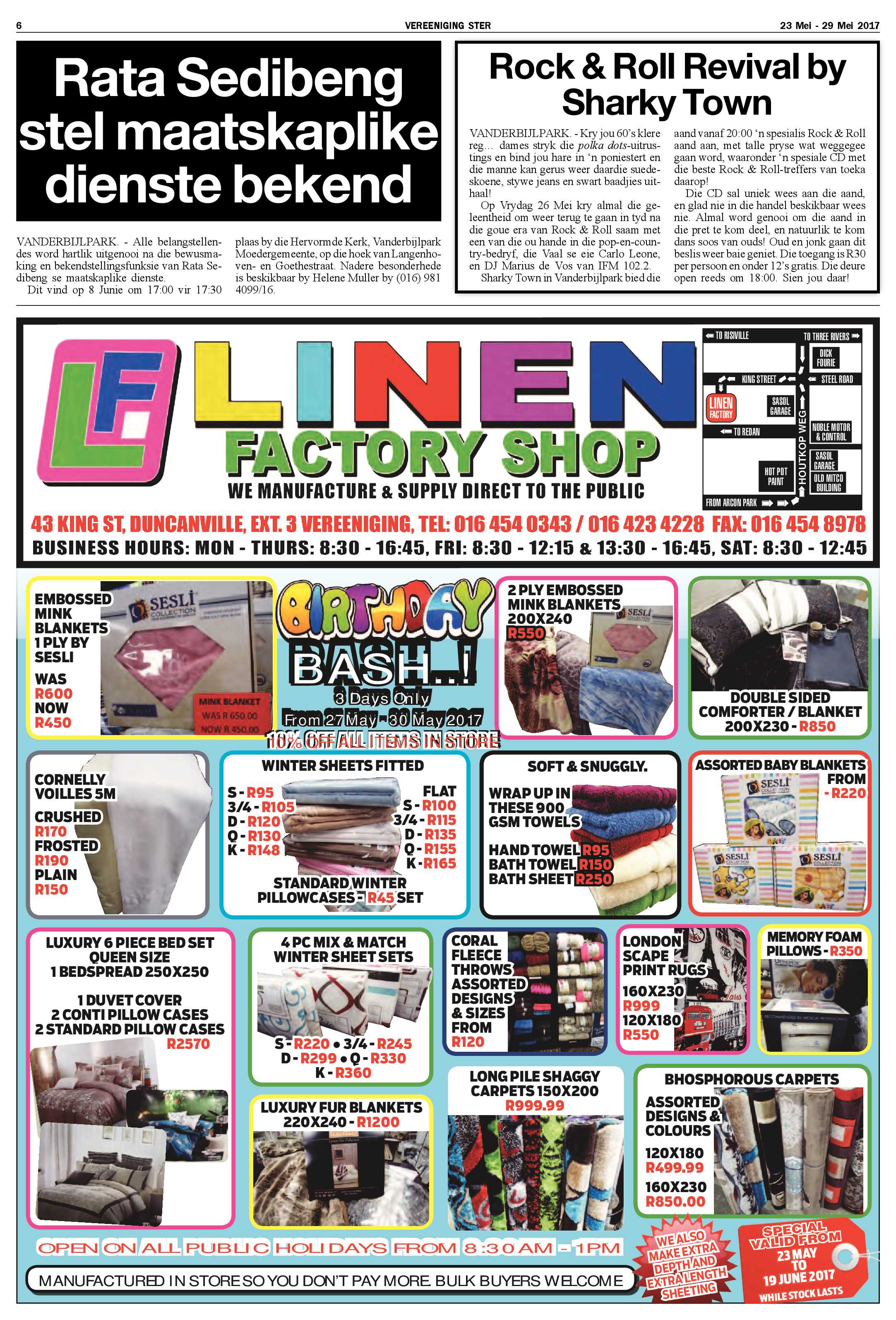 Vereeniging Ster 23 – 29 Mei 2017 page 6