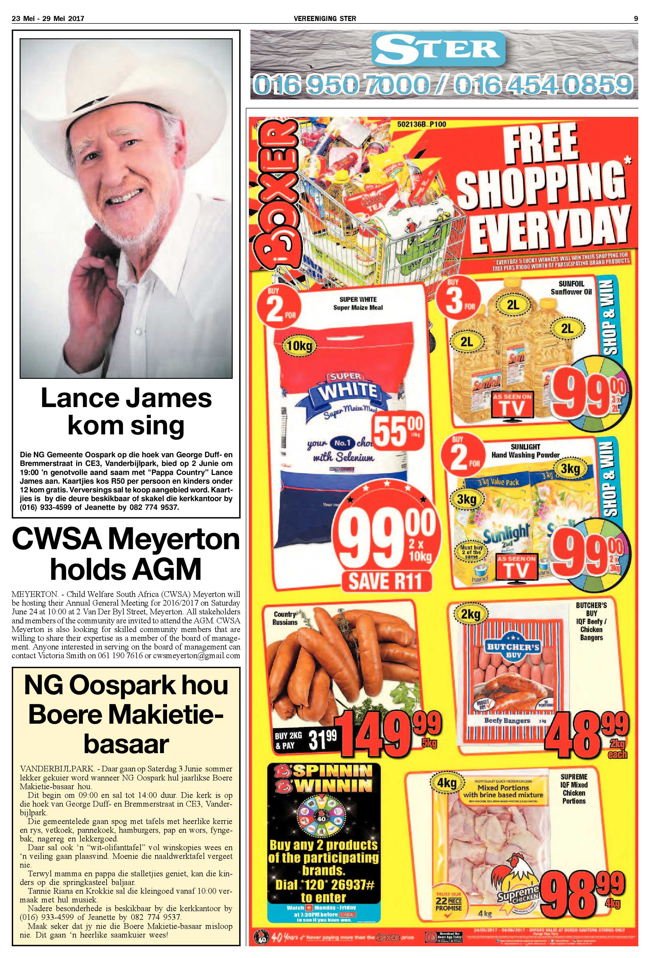 Vereeniging Ster 23 – 29 Mei 2017 page 9