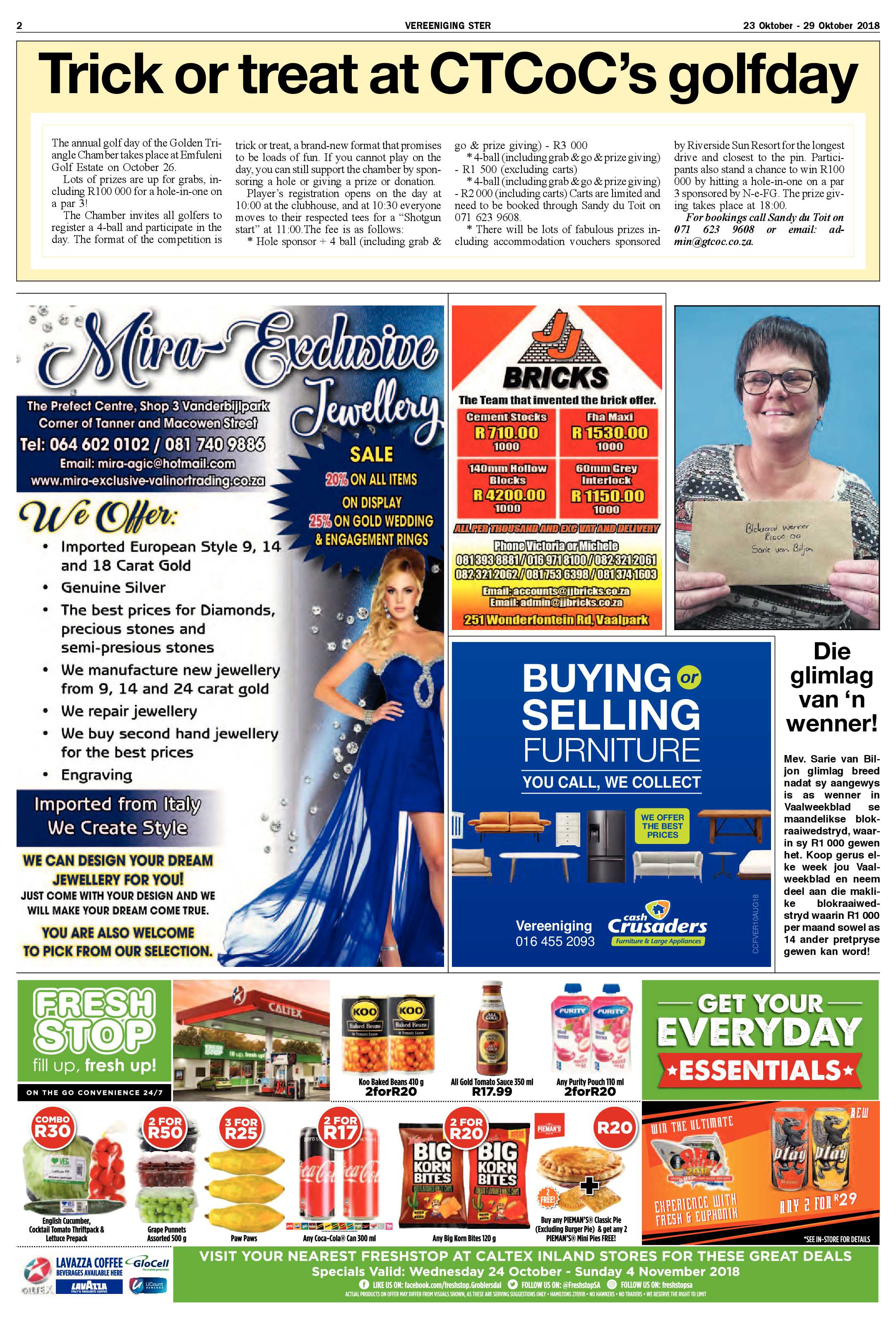 Vereeniging Ster 23 – 29 Oktober 2018 page 2