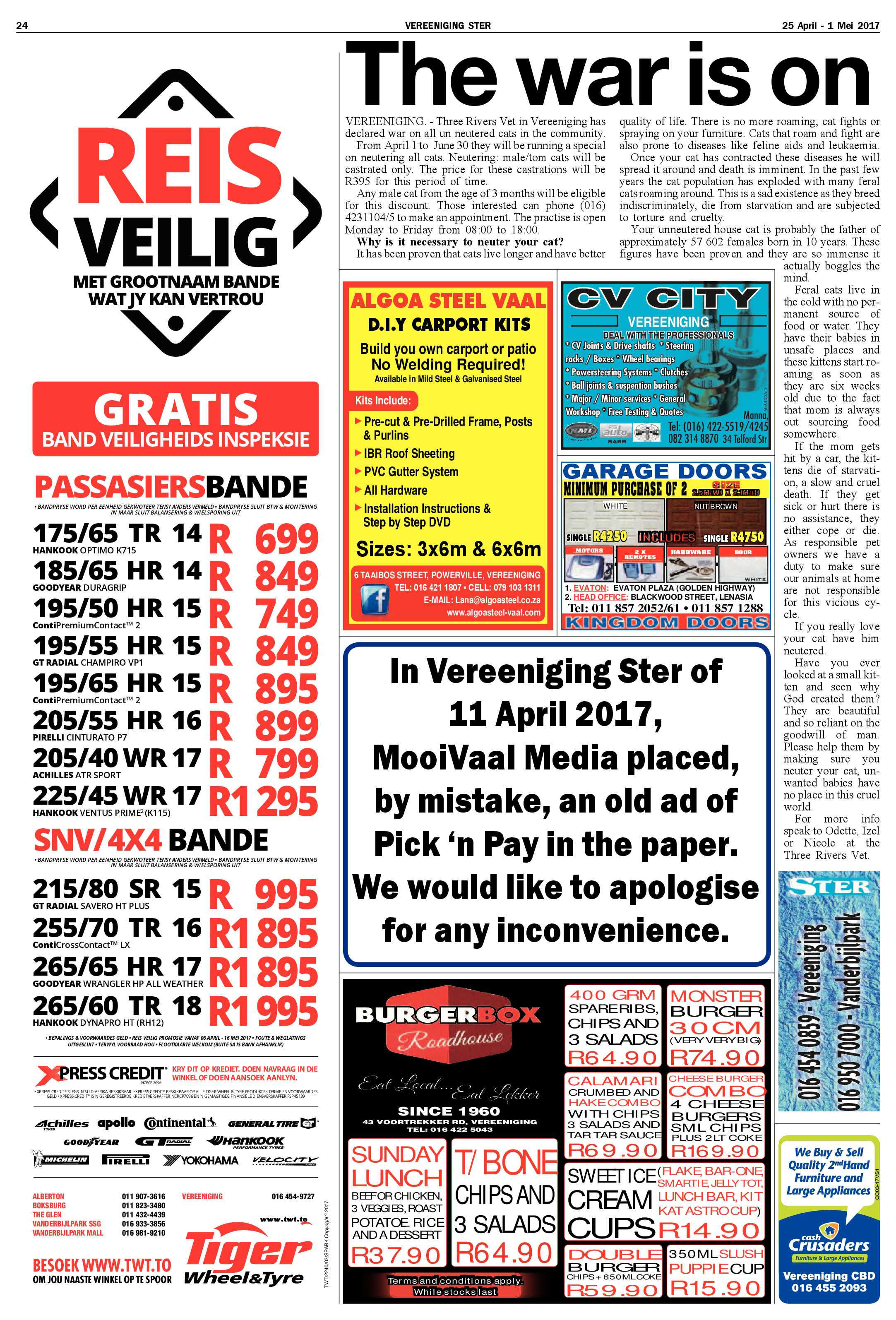 Vereeniging Ster 25 April – 1 Mei 2017 page 24