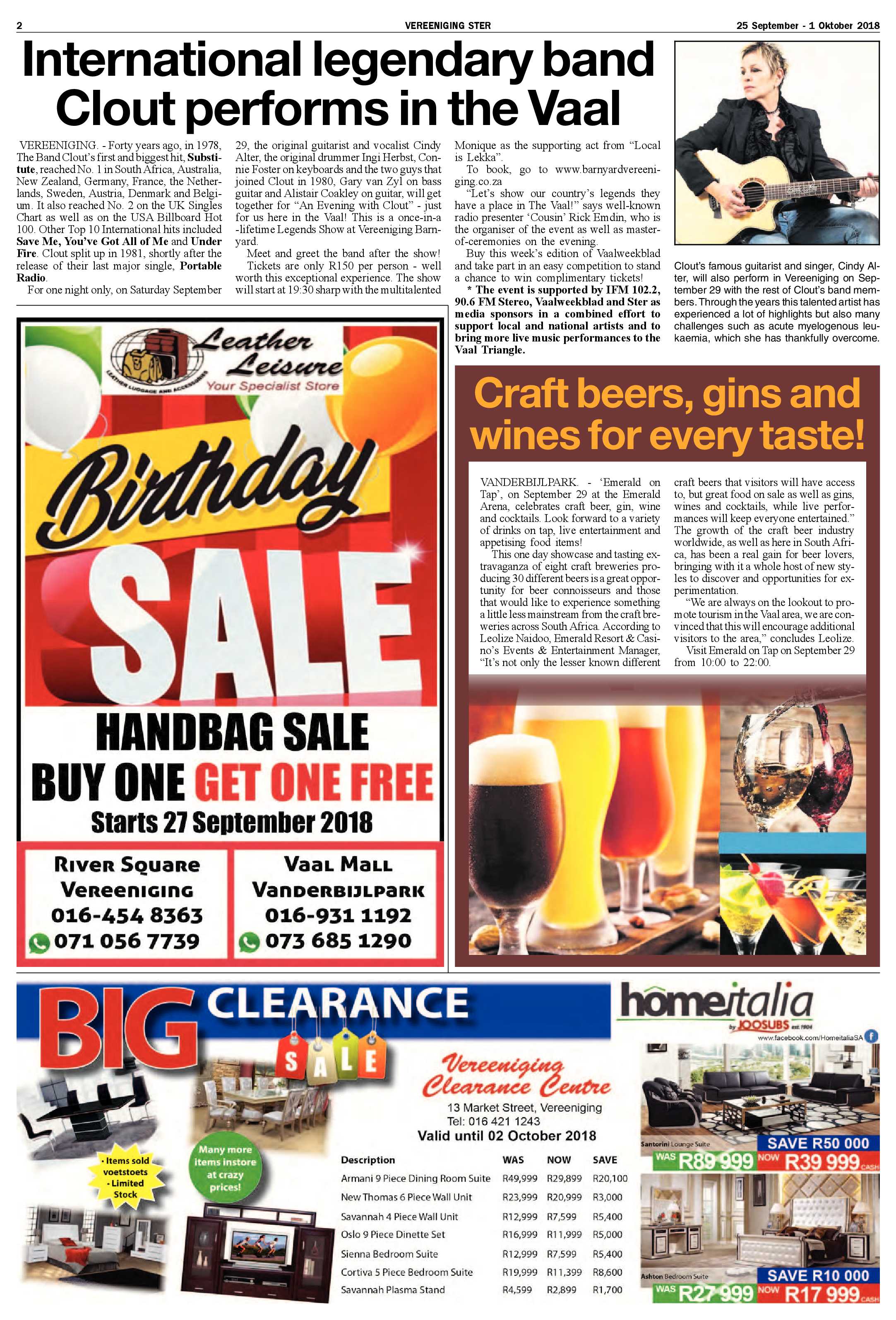 Vereeniging Ster 25 September – 1 Oktober 2018 page 2