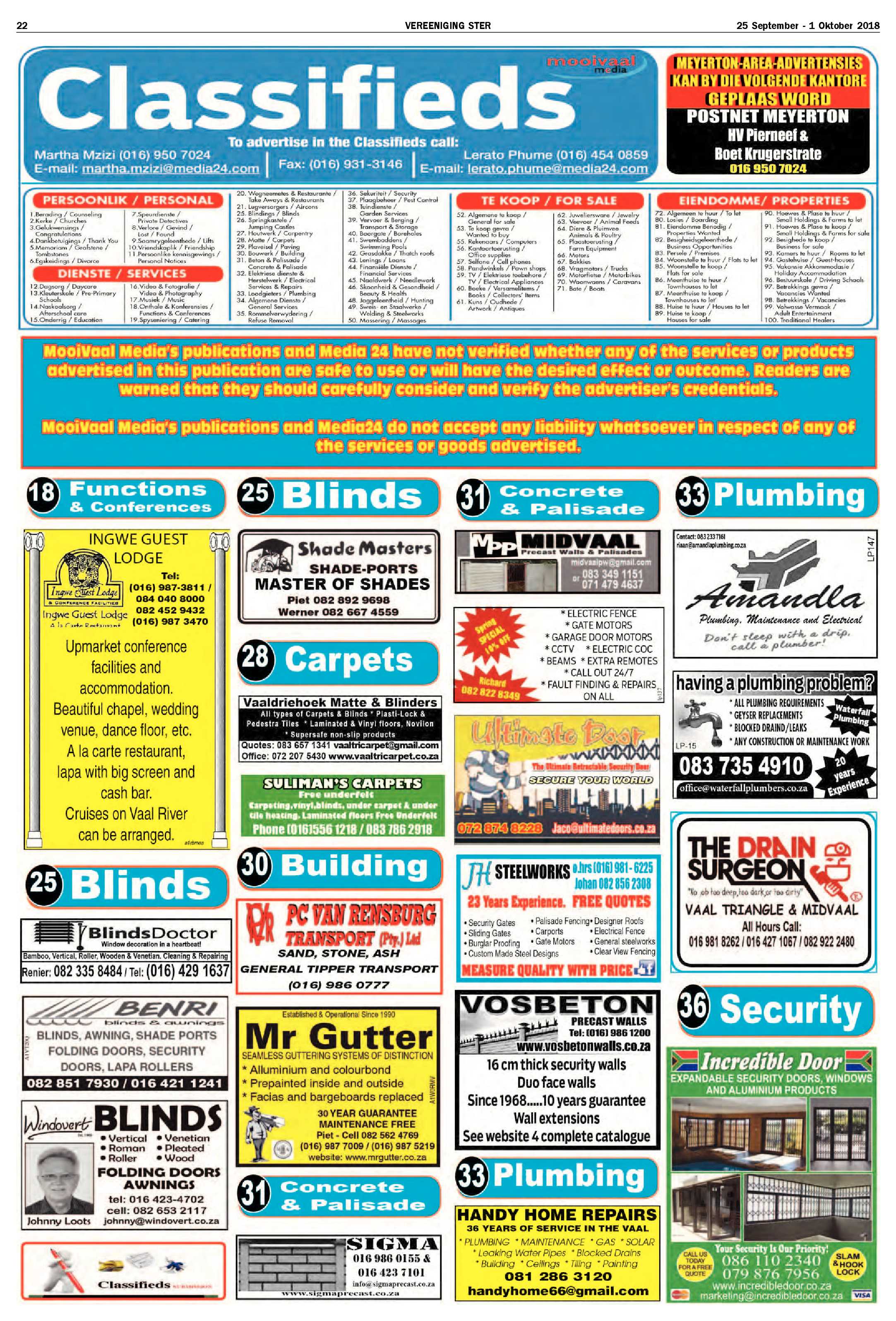 Vereeniging Ster 25 September – 1 Oktober 2018 page 21