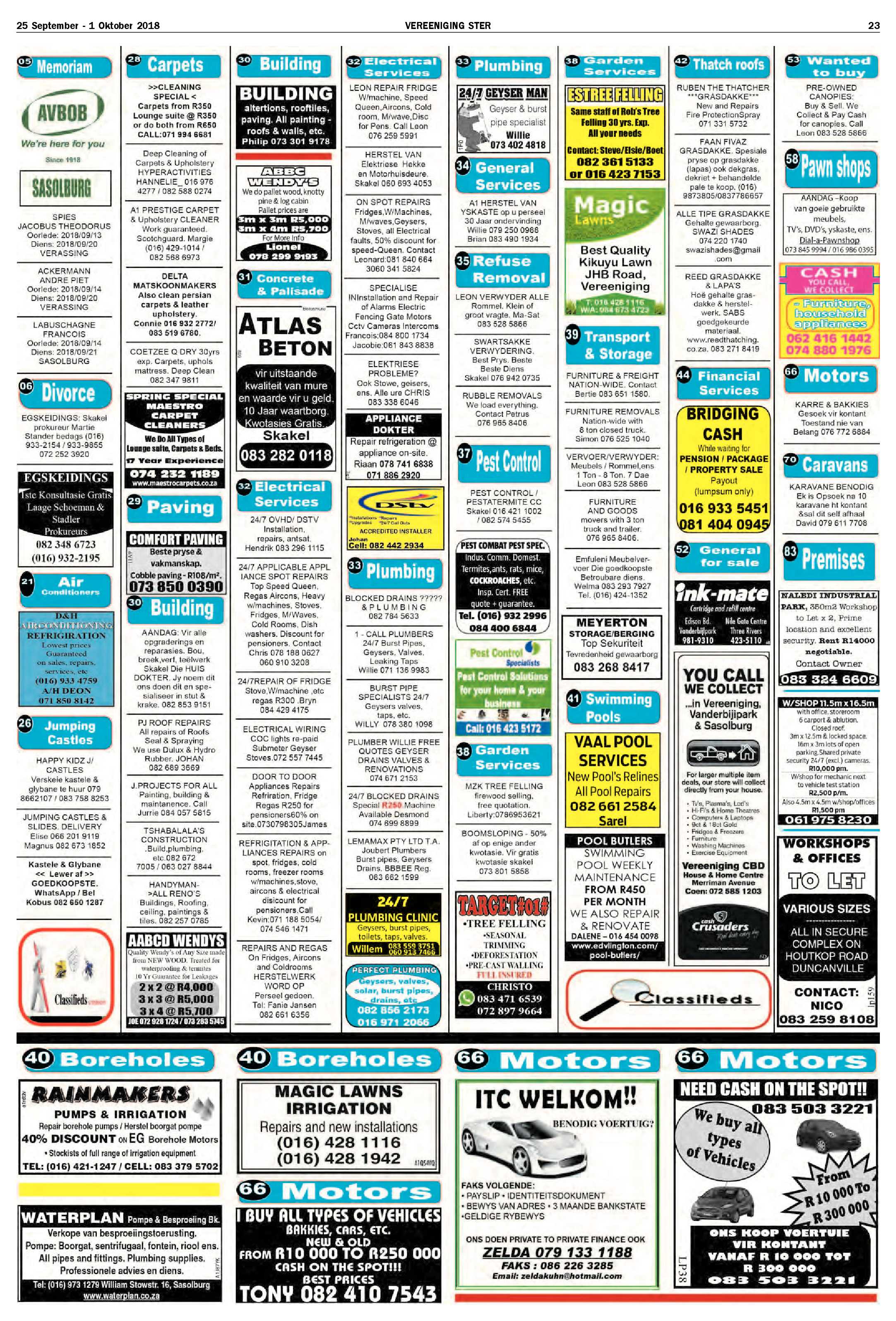 Vereeniging Ster 25 September – 1 Oktober 2018 page 22