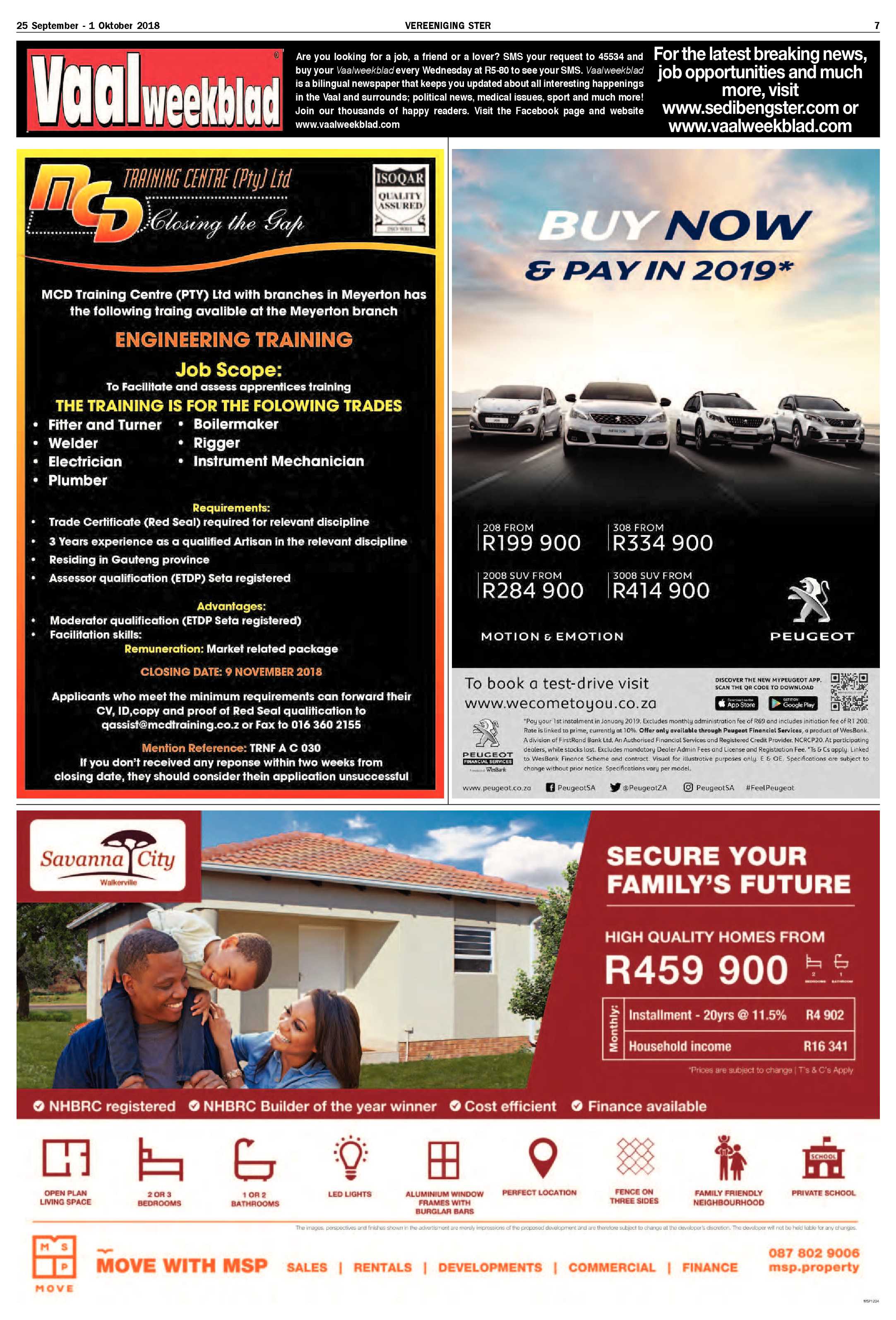 Vereeniging Ster 25 September – 1 Oktober 2018 page 7