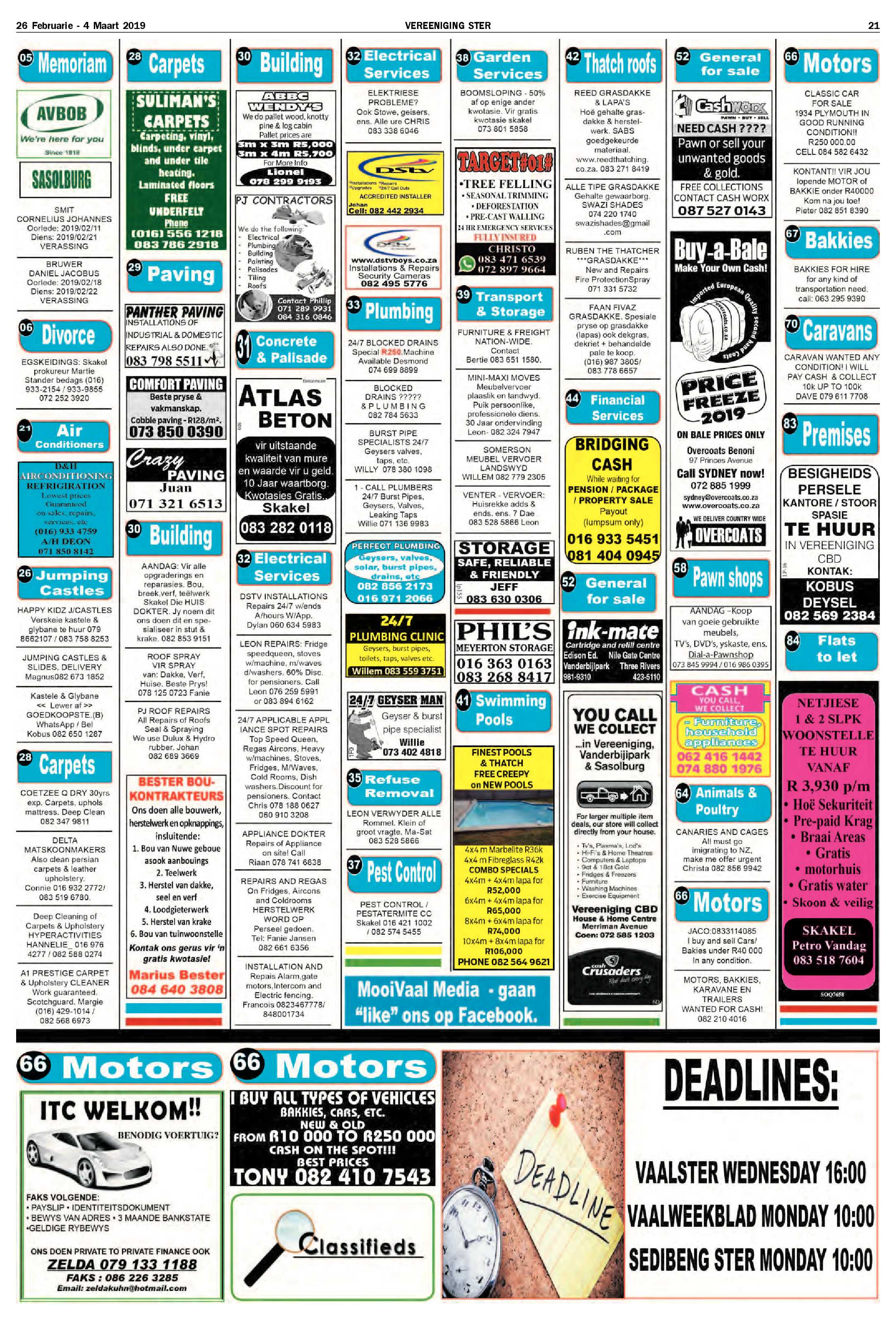 Vereeniging Ster 26 Februarie – 4 Maart 2019 page 21