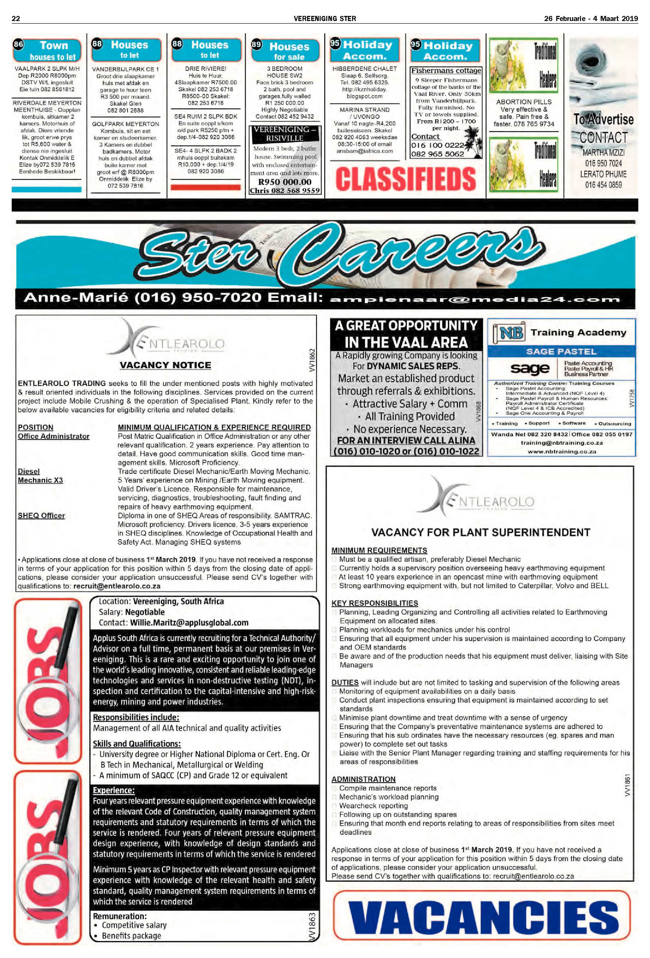 Vereeniging Ster 26 Februarie – 4 Maart 2019 page 22