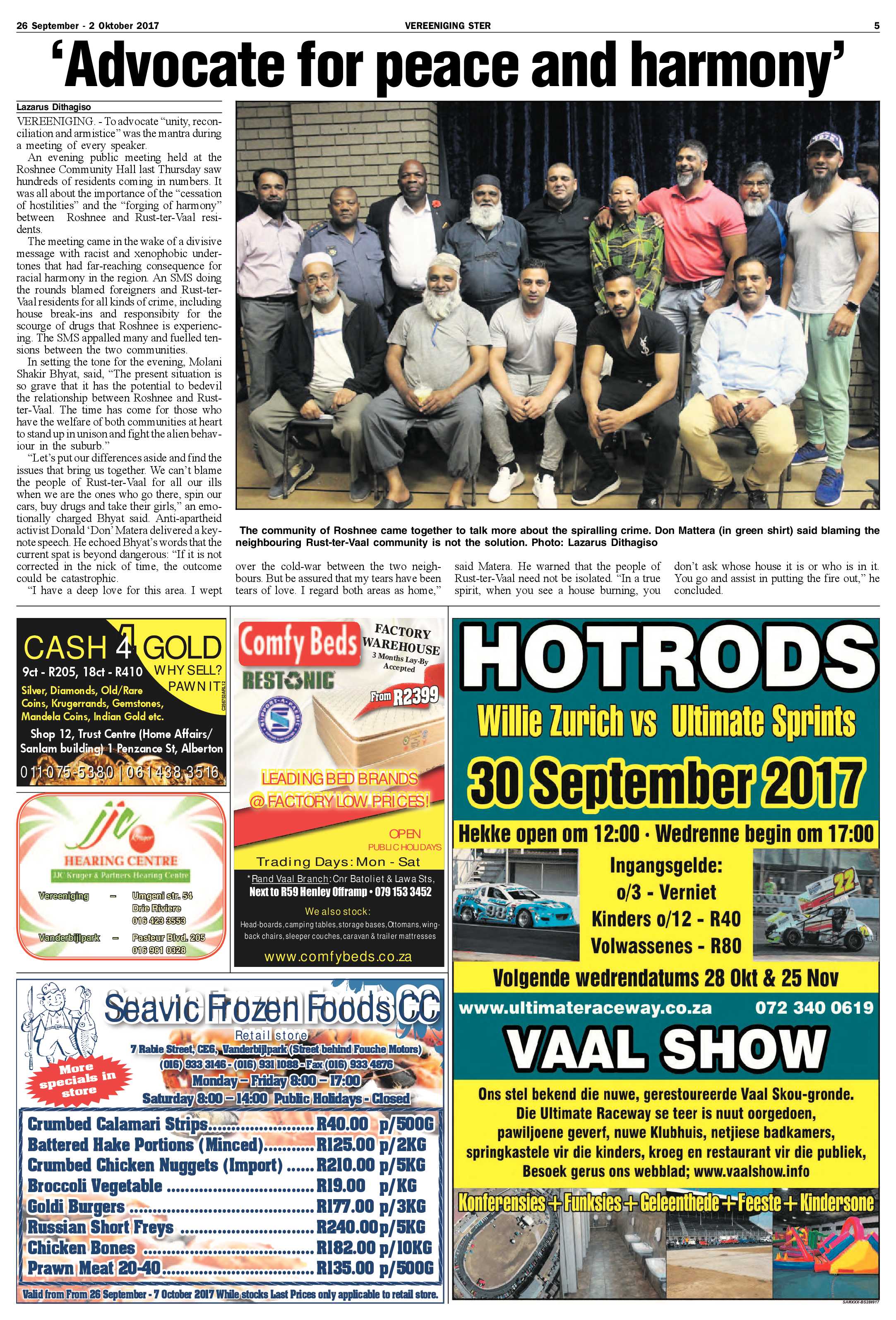 Vereeniging Ster 26 September – 2 Oktober 2017 page 5