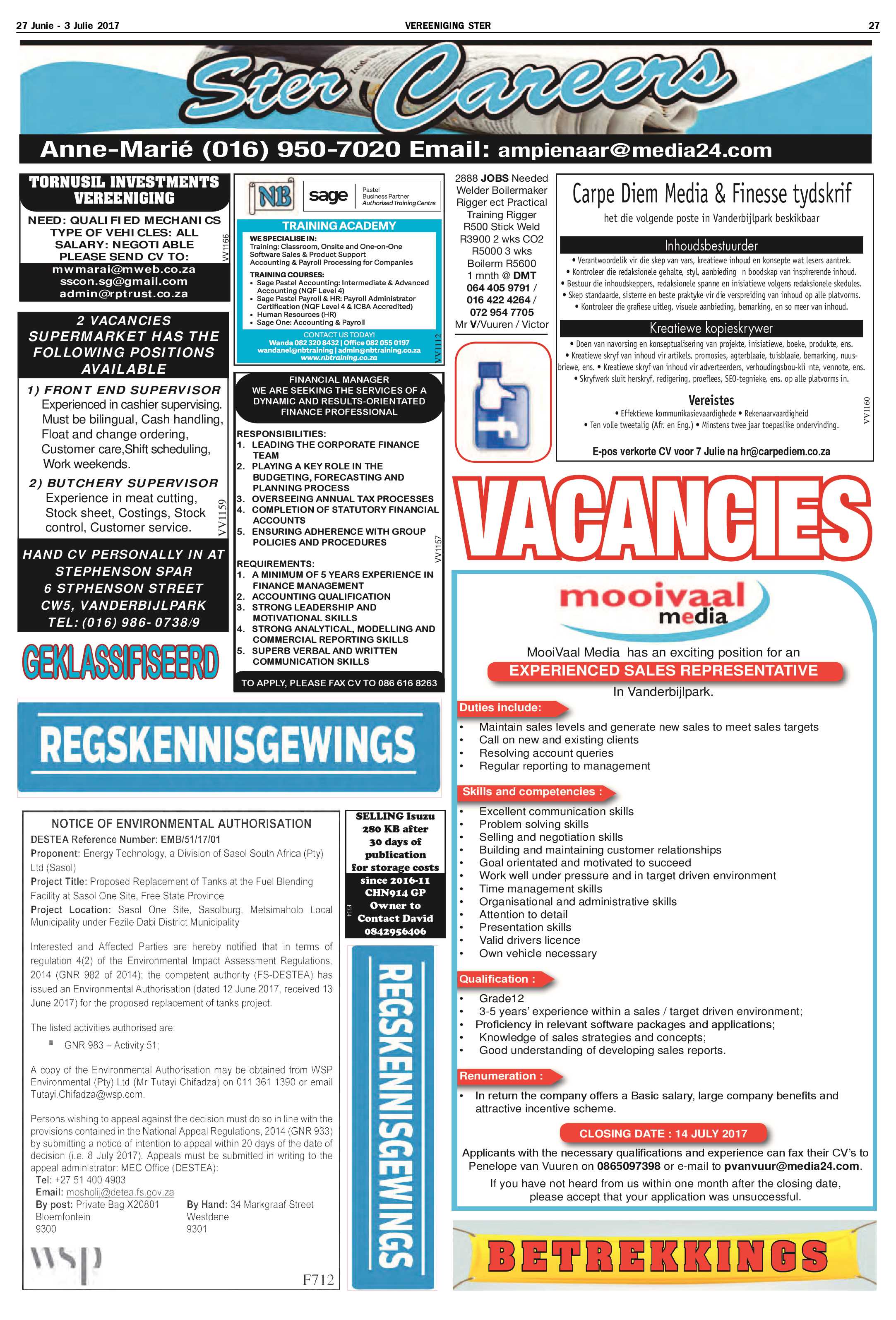 Vereeniging Ster 27 Junie – 3 Julie 2017 page 27