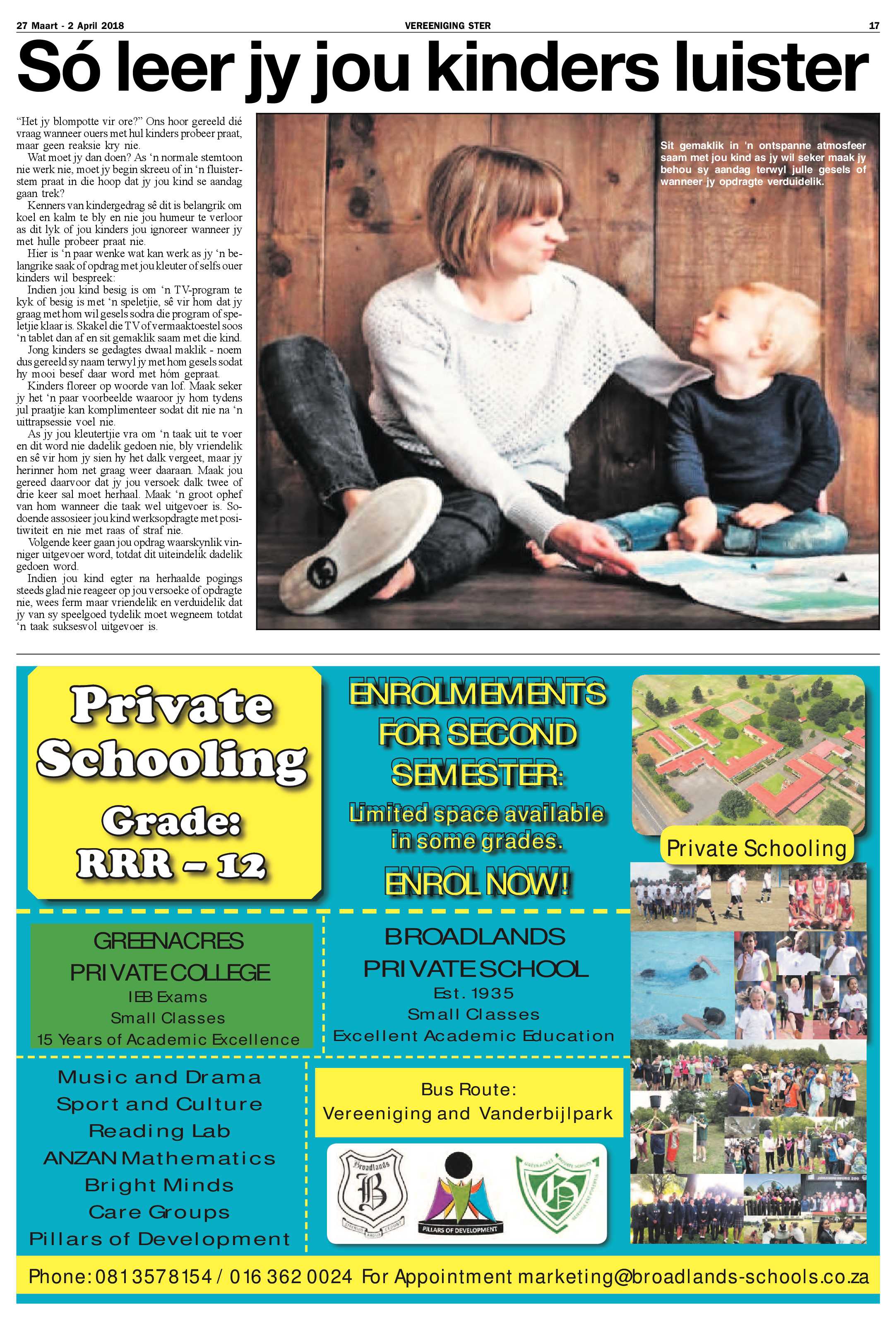 Vereeniging Ster 27 Maart – 2 April 2018 page 17