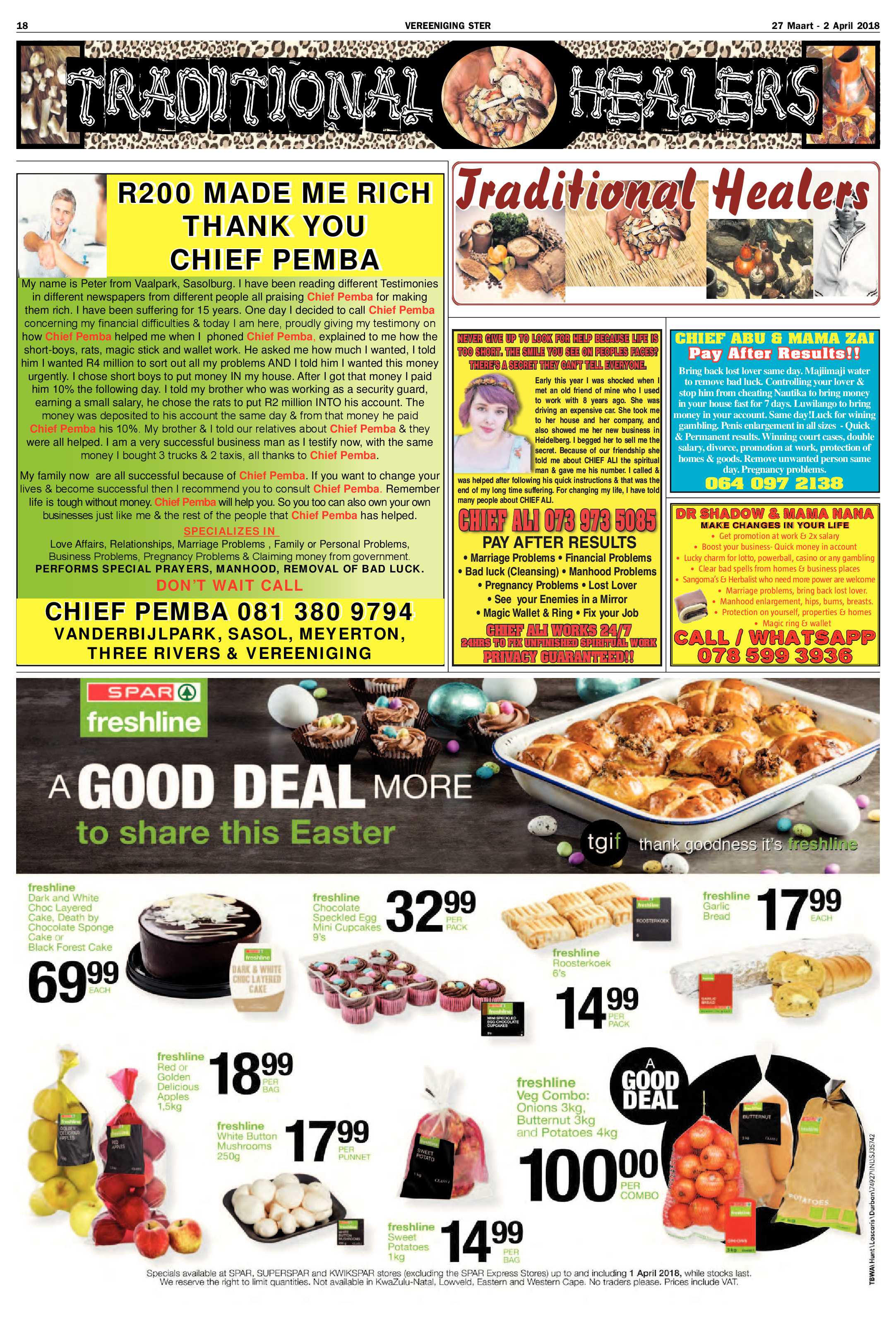 Vereeniging Ster 27 Maart – 2 April 2018 page 18
