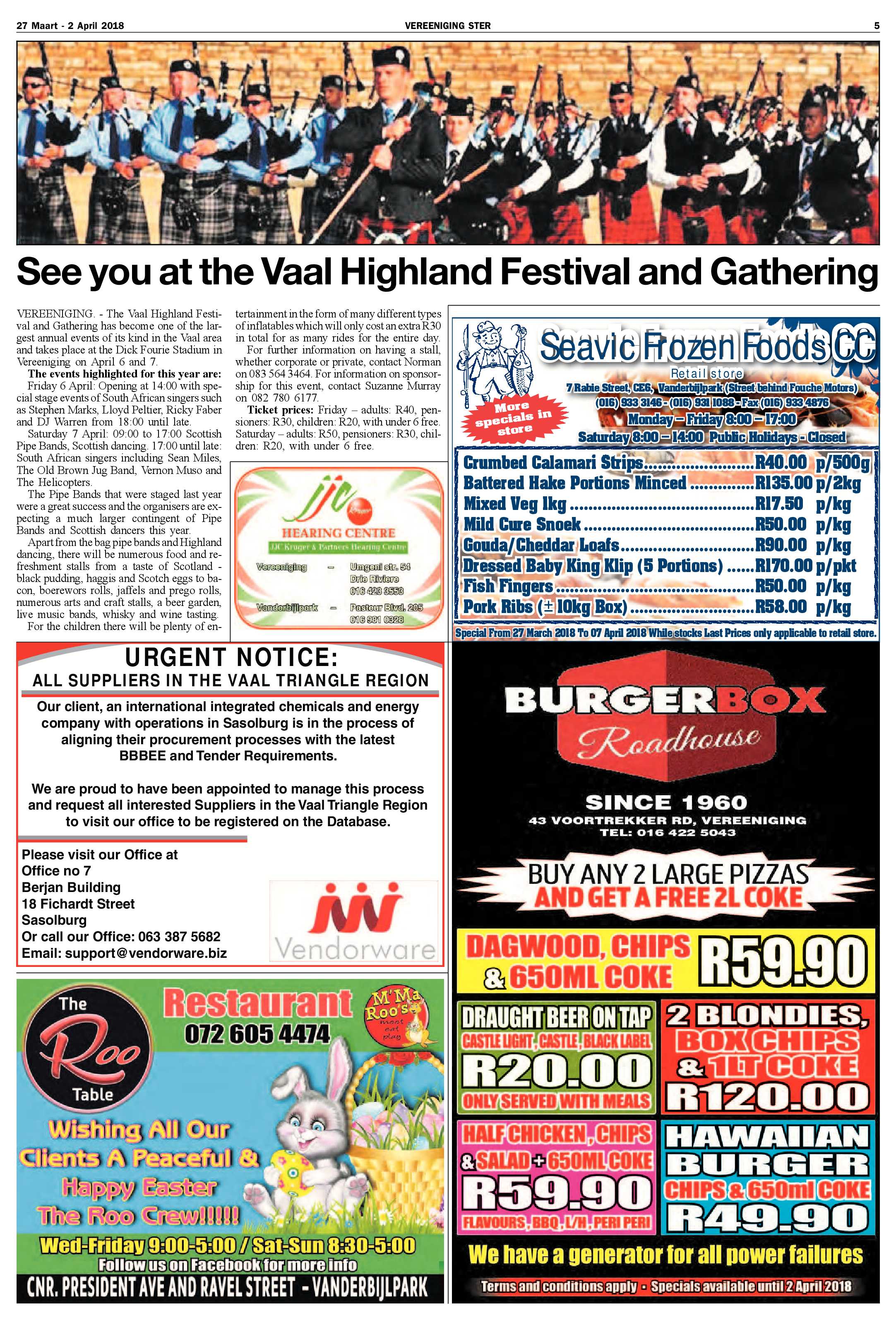 Vereeniging Ster 27 Maart – 2 April 2018 page 5