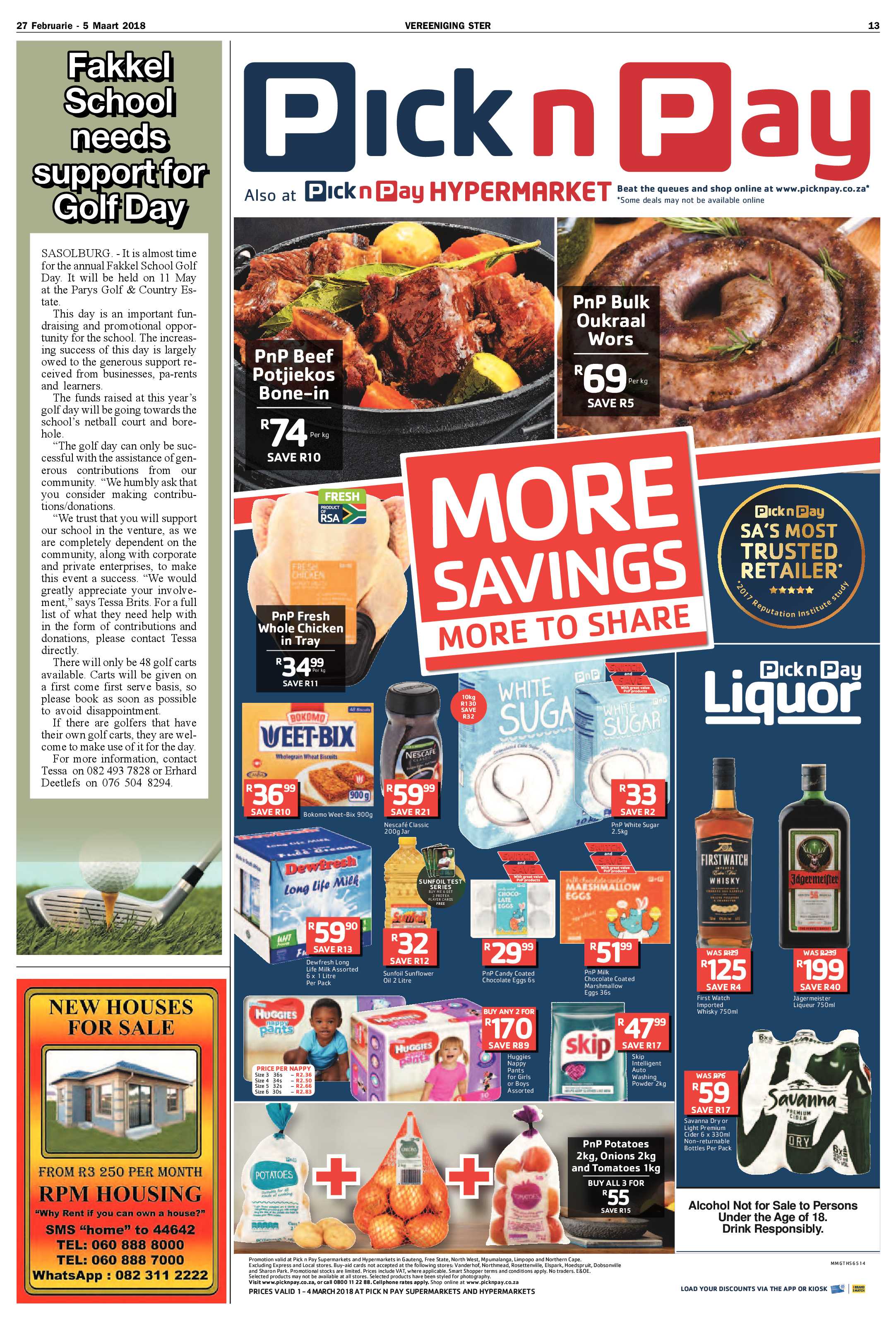 Vereeniging Ster 27 Maart – 5 Februarie 2018 page 13