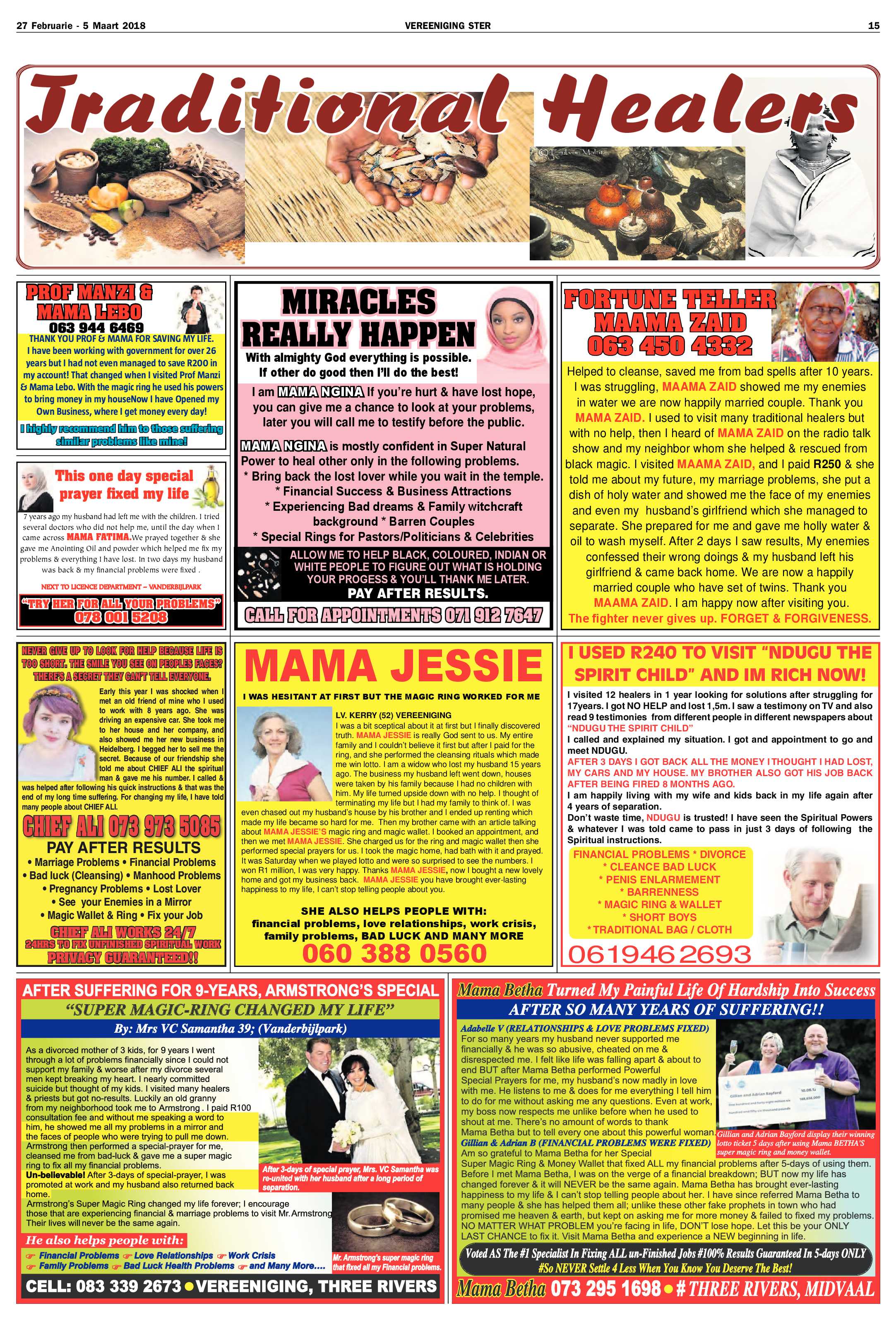 Vereeniging Ster 27 Maart – 5 Februarie 2018 page 15