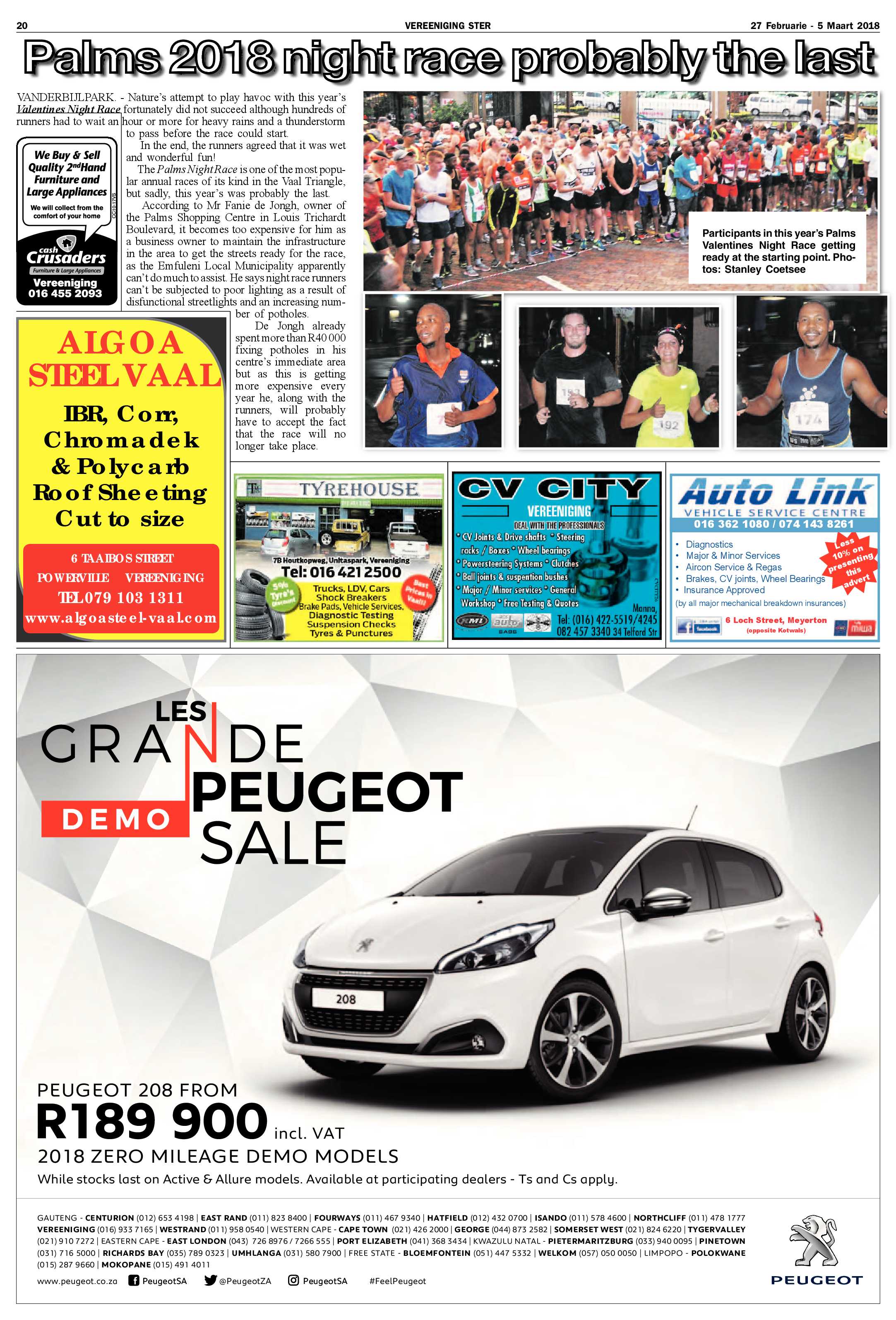 Vereeniging Ster 27 Maart – 5 Februarie 2018 page 20