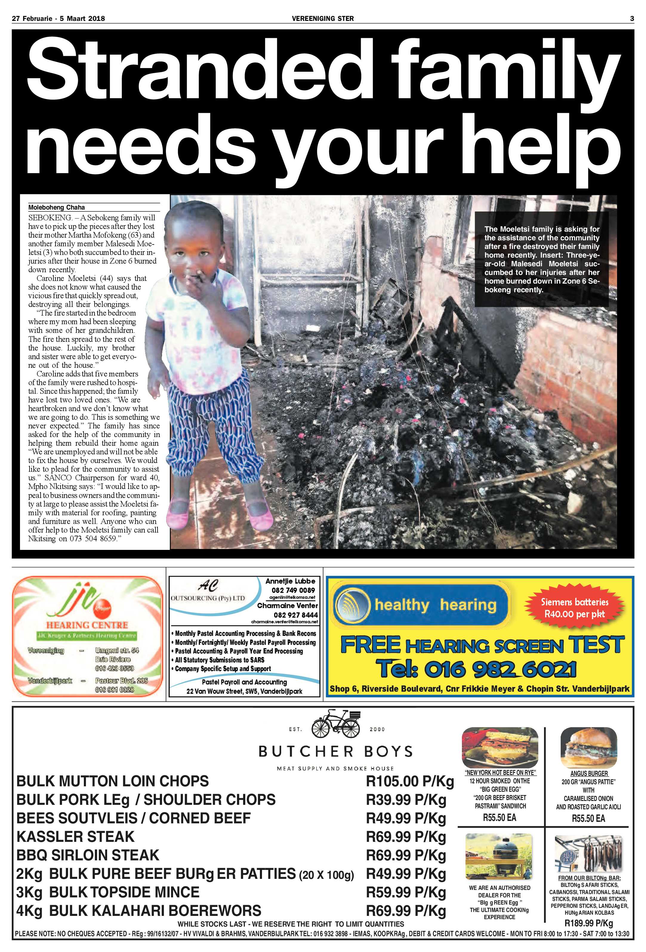 Vereeniging Ster 27 Maart – 5 Februarie 2018 page 3
