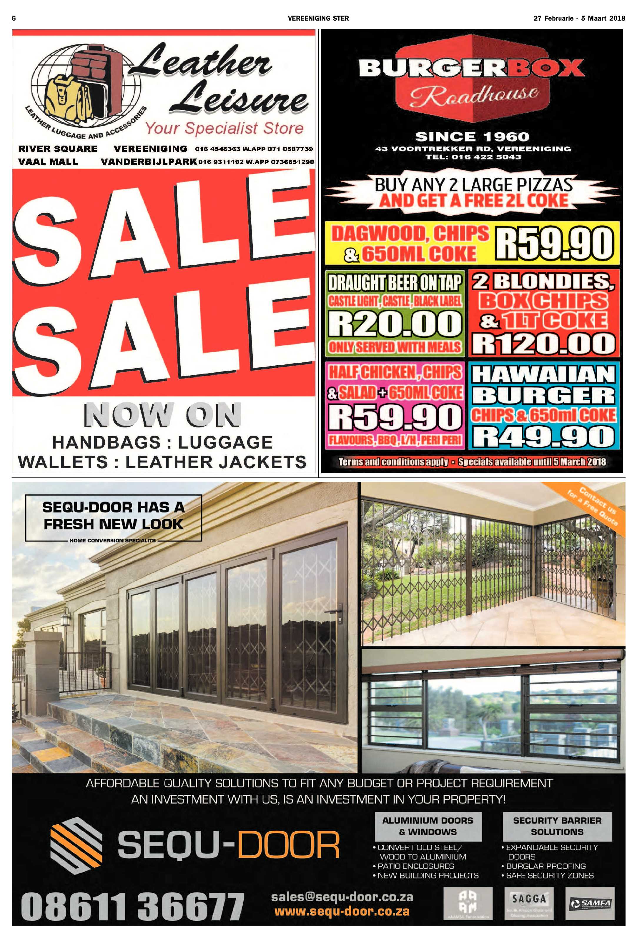 Vereeniging Ster 27 Maart – 5 Februarie 2018 page 6