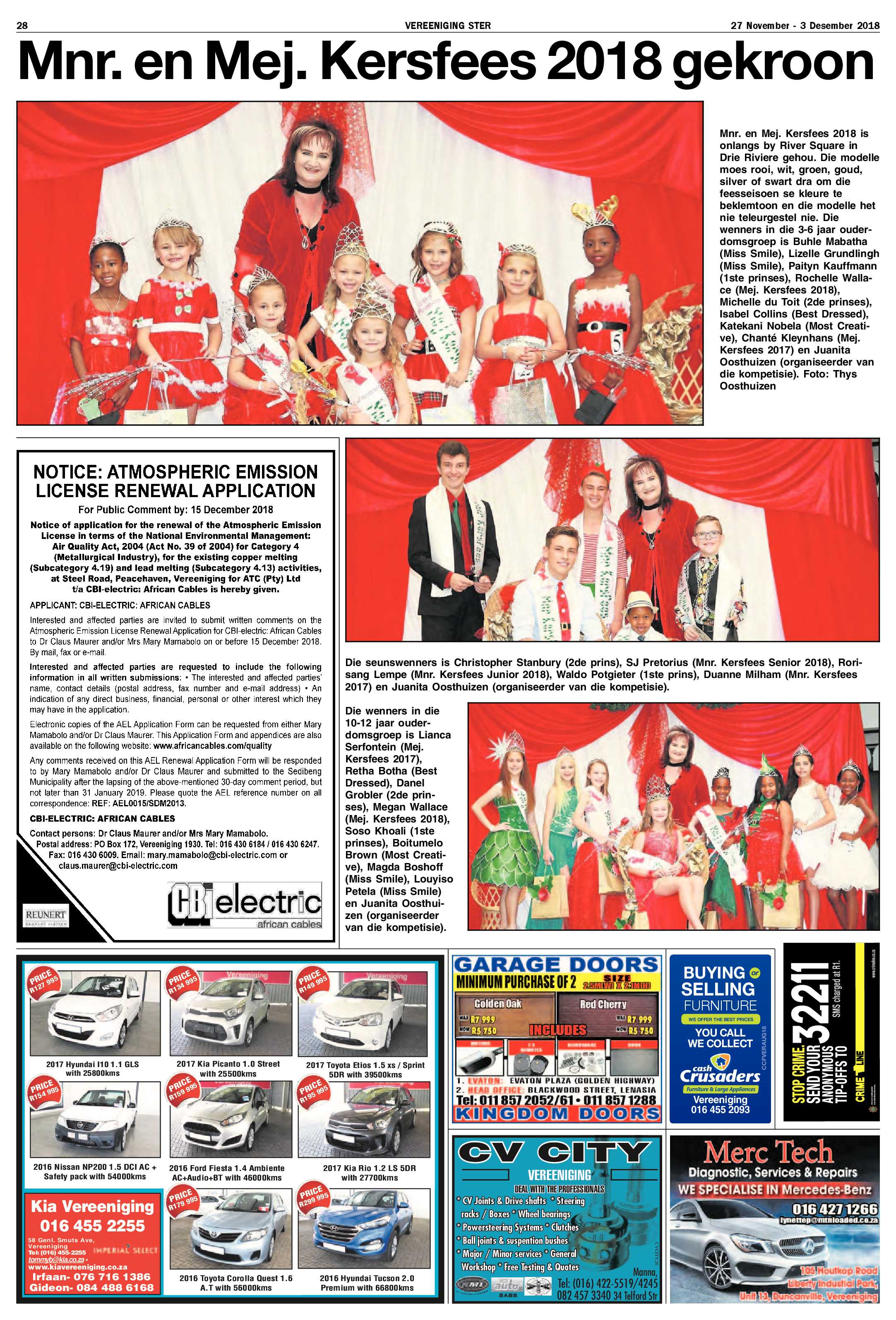 Vereeniging Ster 27 November – 3 Desember 2018 page 28