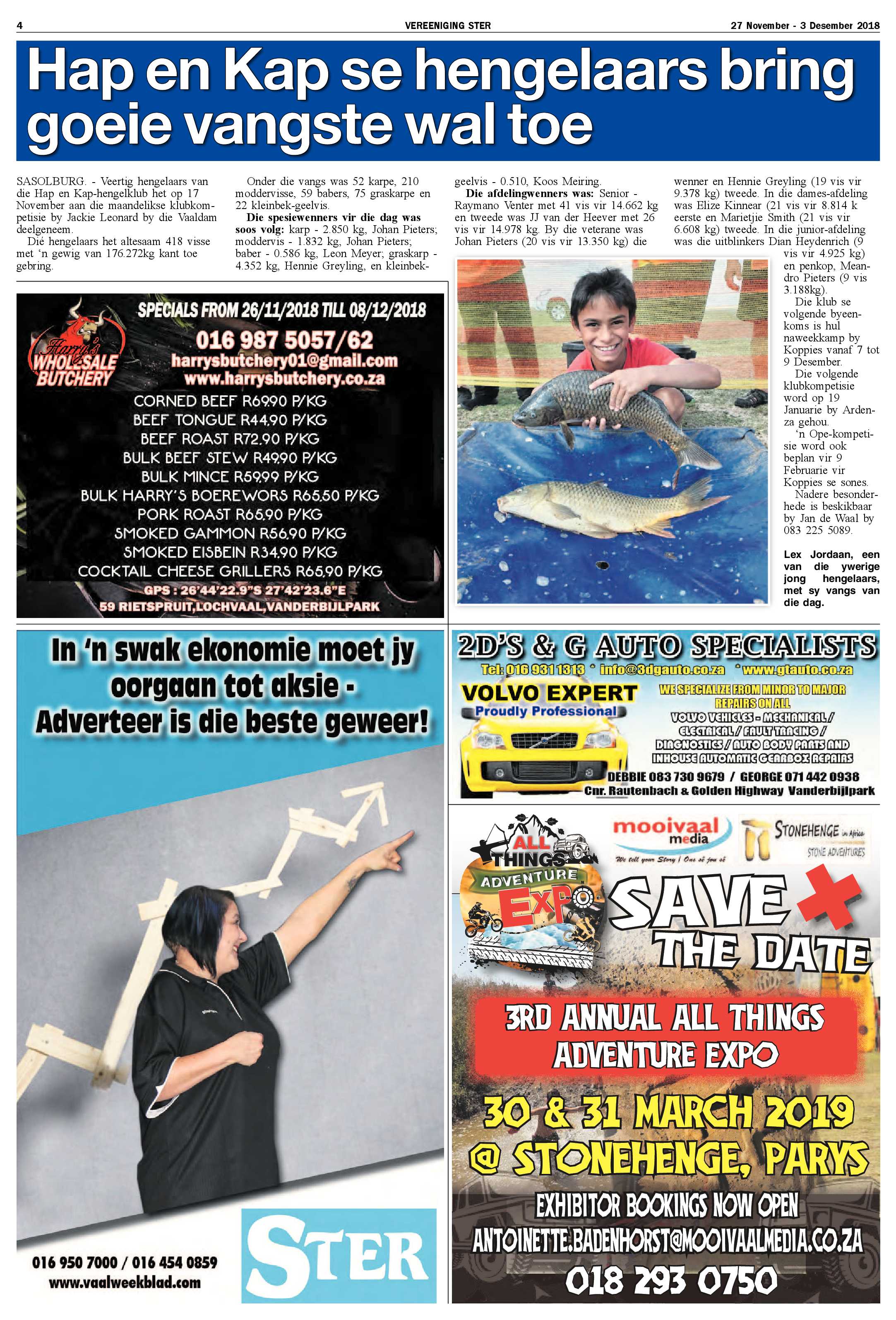 Vereeniging Ster 27 November – 3 Desember 2018 page 4