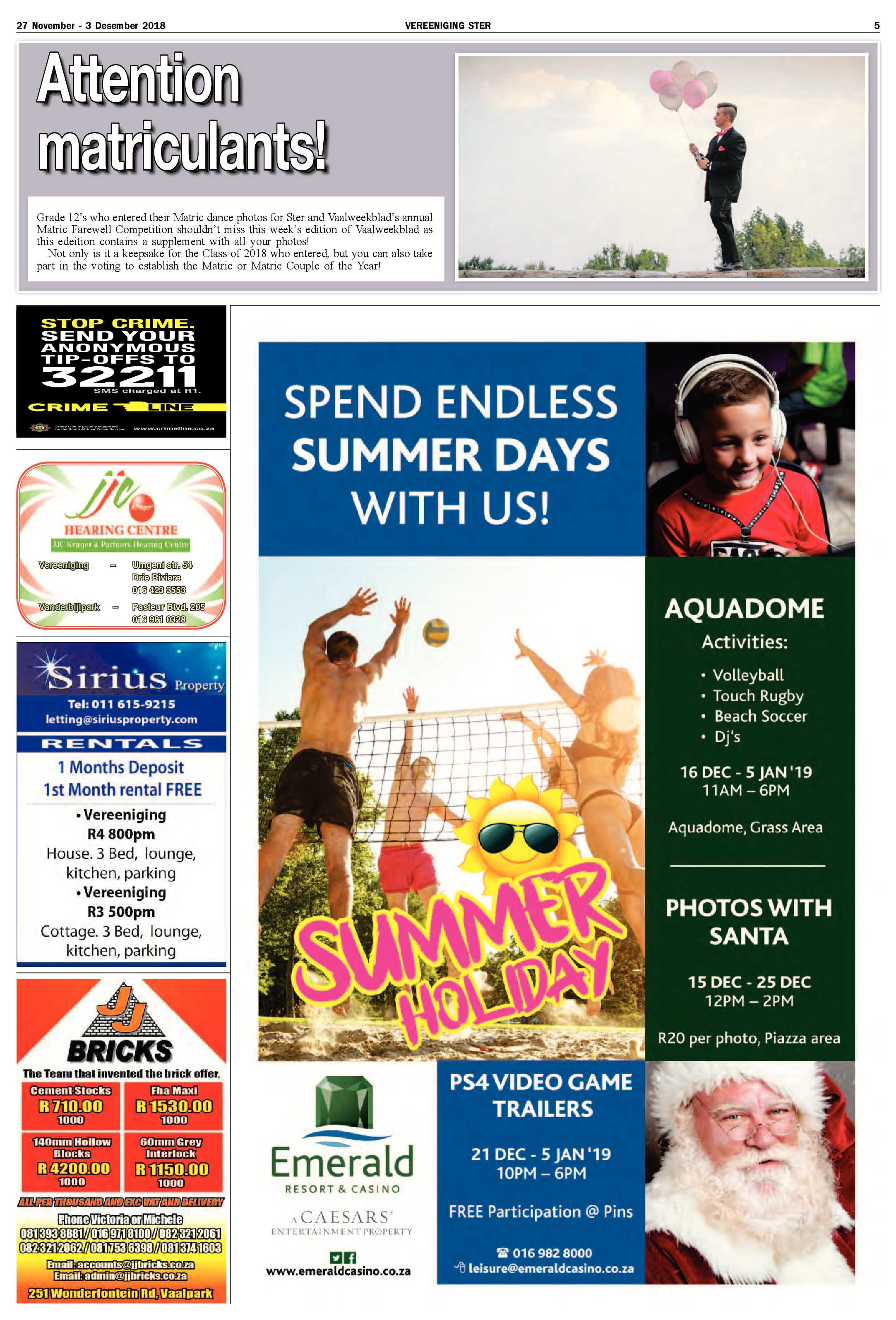 Vereeniging Ster 27 November – 3 Desember 2018 page 5