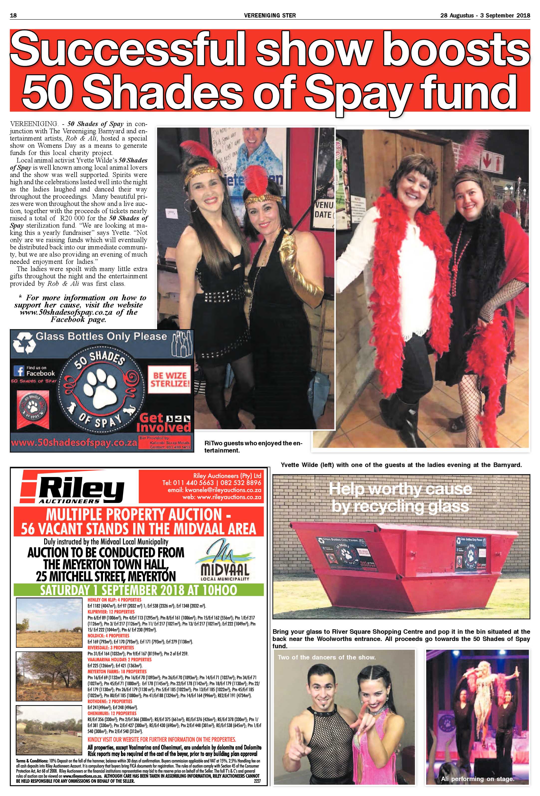 Vereeniging Ster 28 Augustus – 3 September 2018 page 18