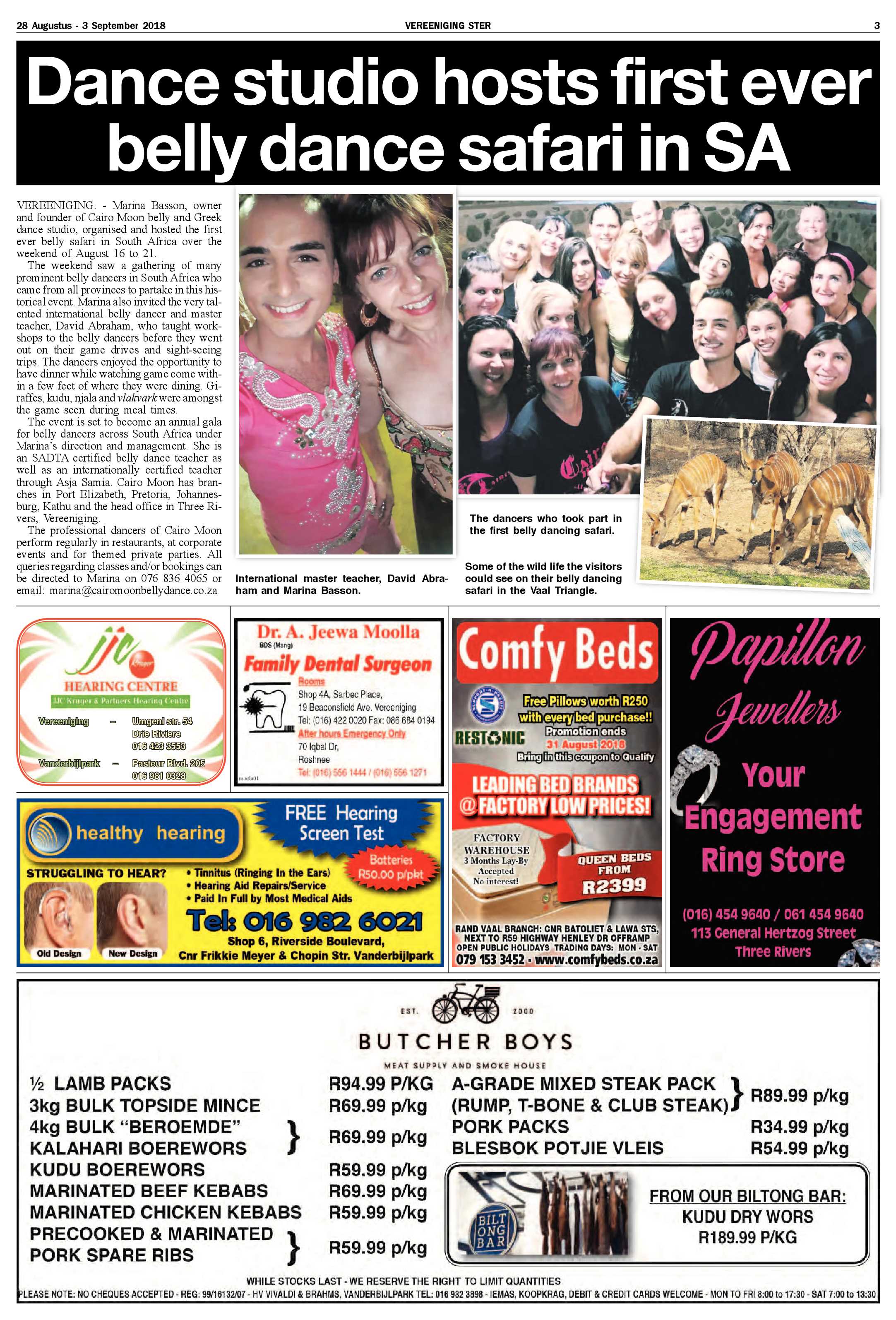 Vereeniging Ster 28 Augustus – 3 September 2018 page 3