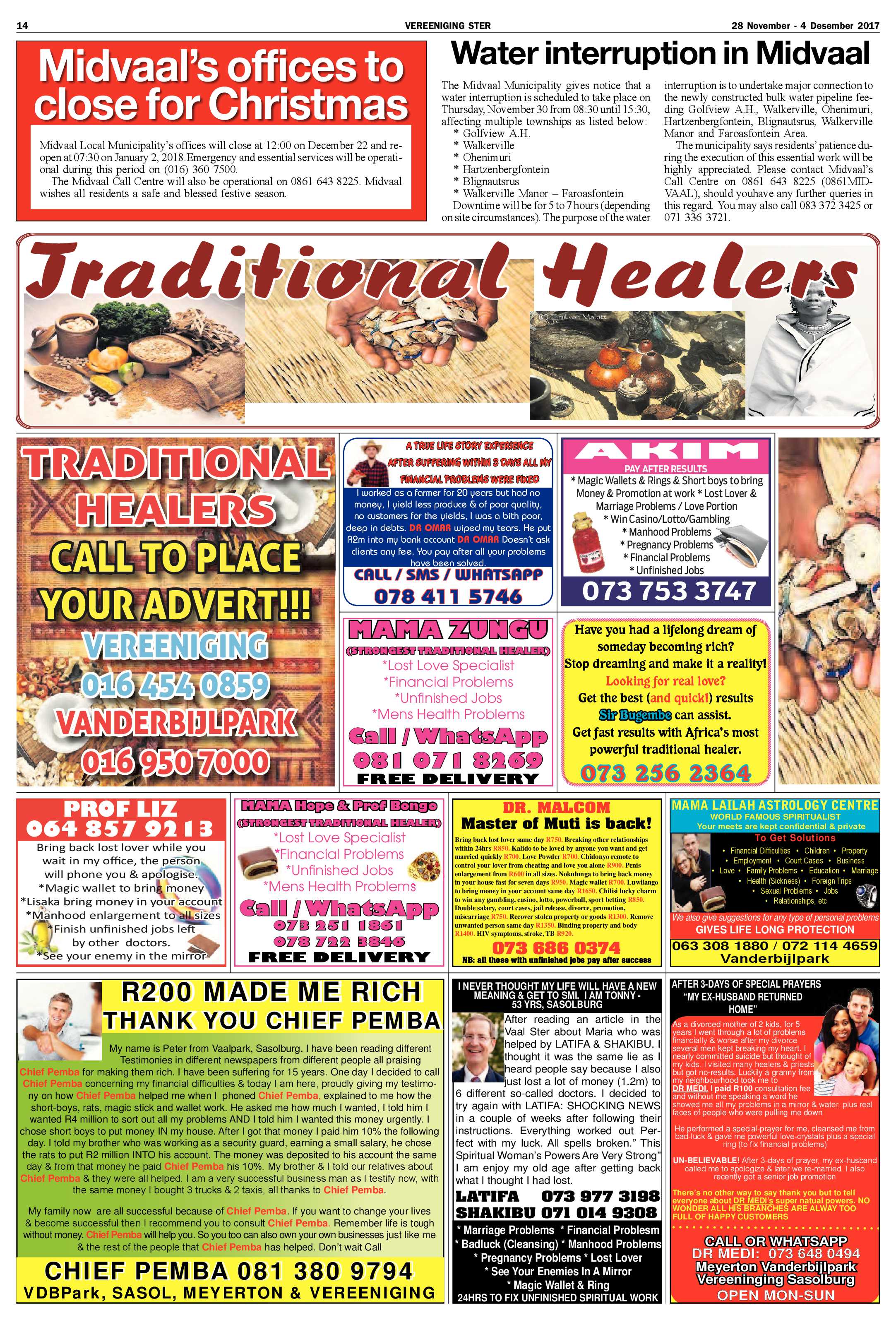 Vereeniging Ster 28 November  – 4 Desember 2017 page 14