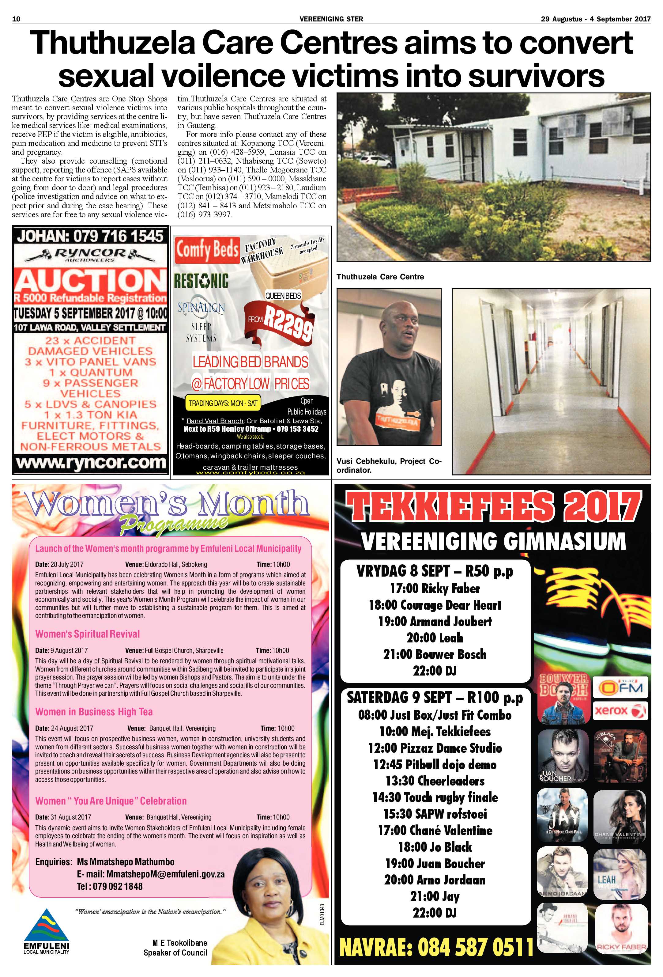 Vereeniging Ster 29 Augustus – 4 September 2017 page 10