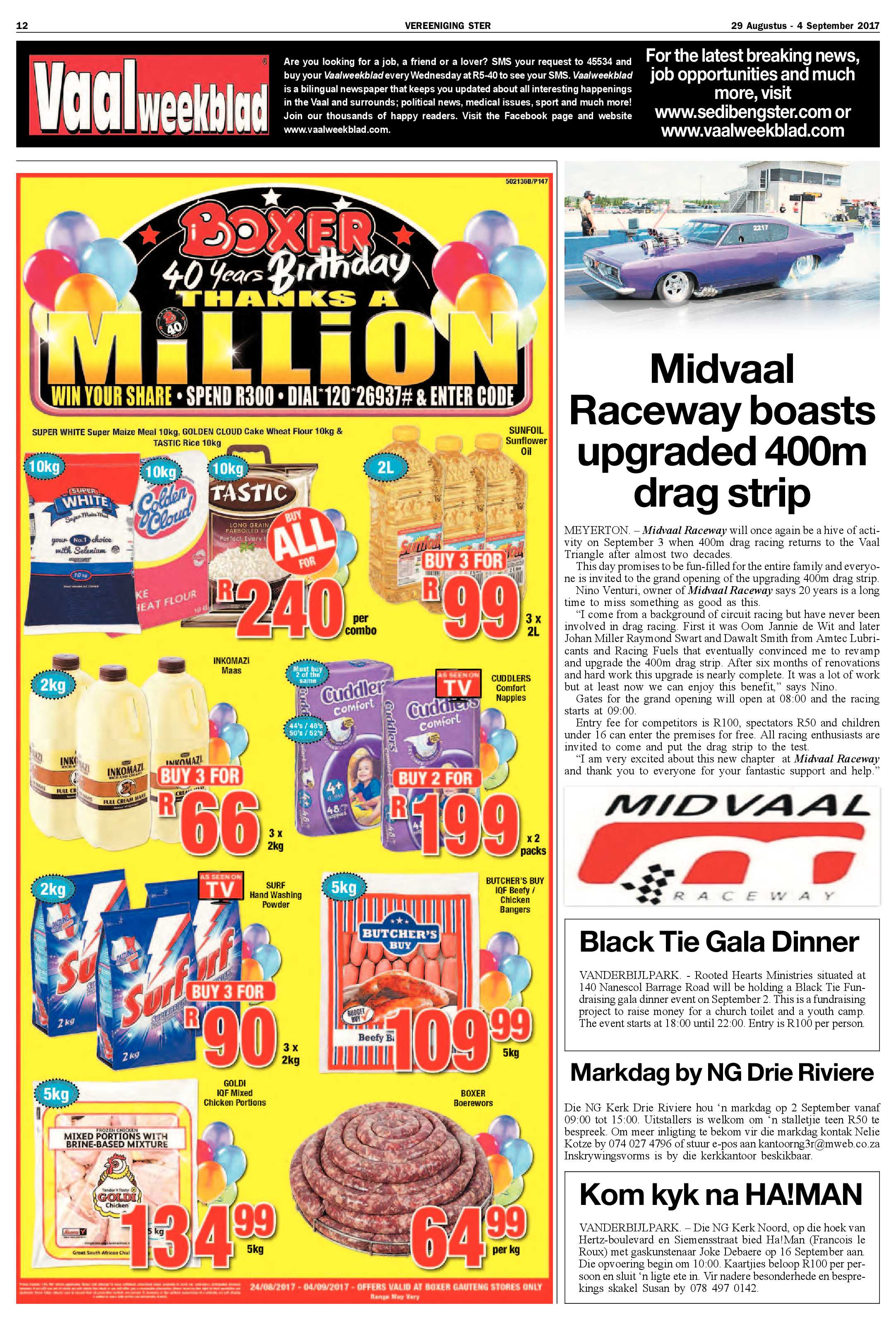 Vereeniging Ster 29 Augustus – 4 September 2017 page 12