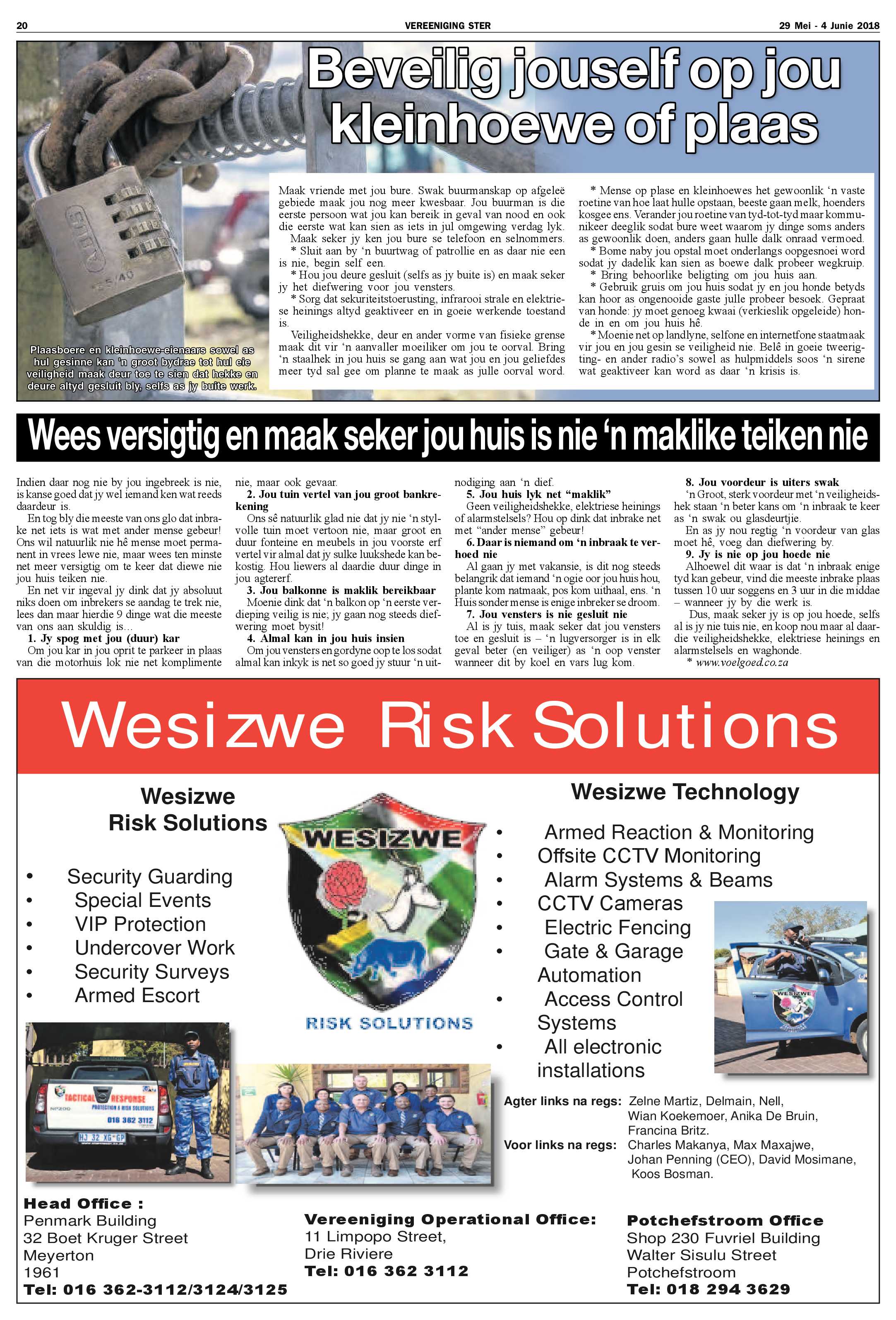 Vereeniging Ster 29 Mei – 4 Junie 2018 page 20