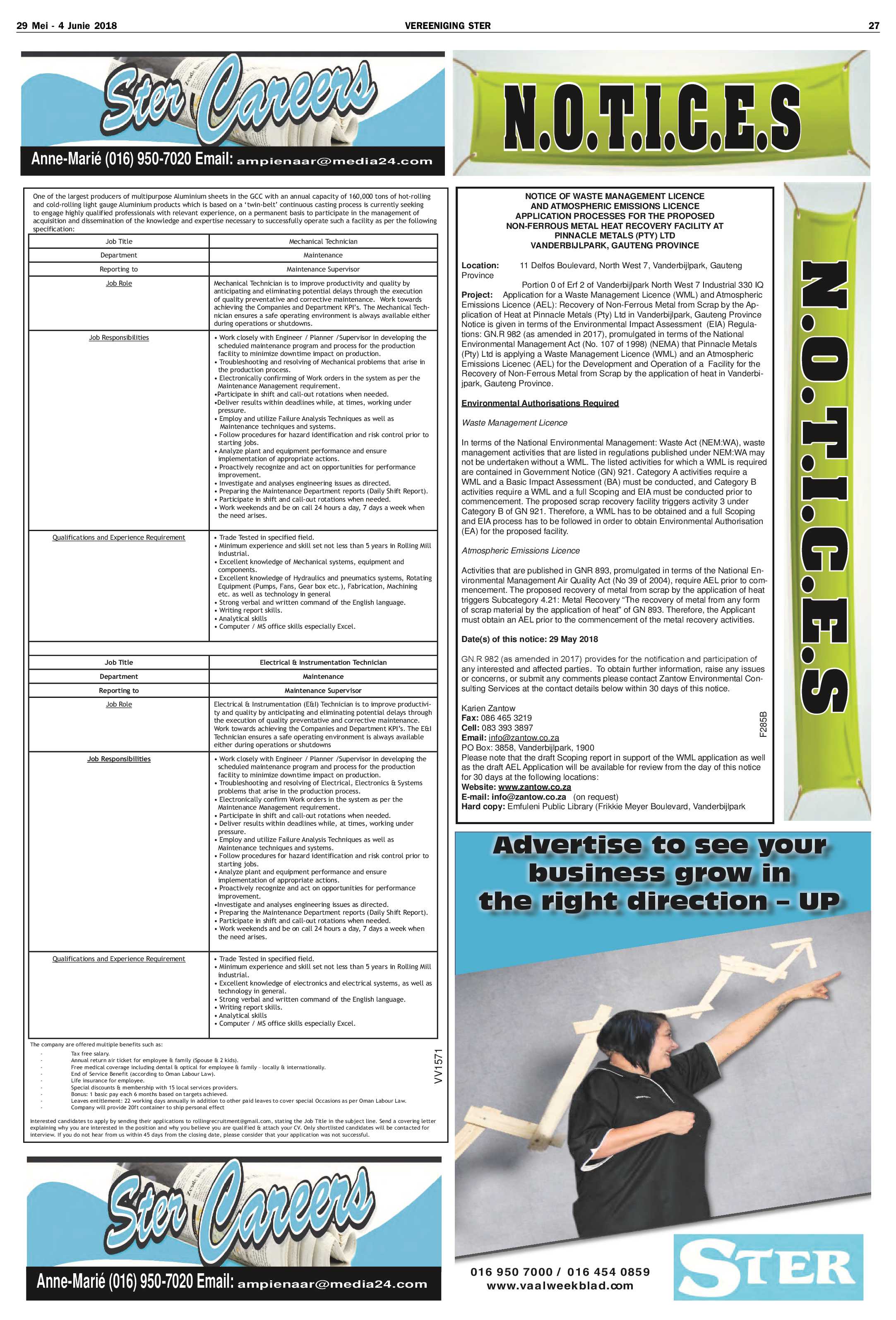 Vereeniging Ster 29 Mei – 4 Junie 2018 page 27